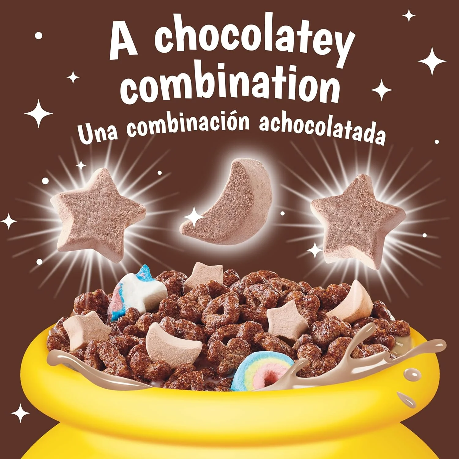 Lucky Charms Chocolatey Chocolate Cereal 10.6oz (300g) - Image 3