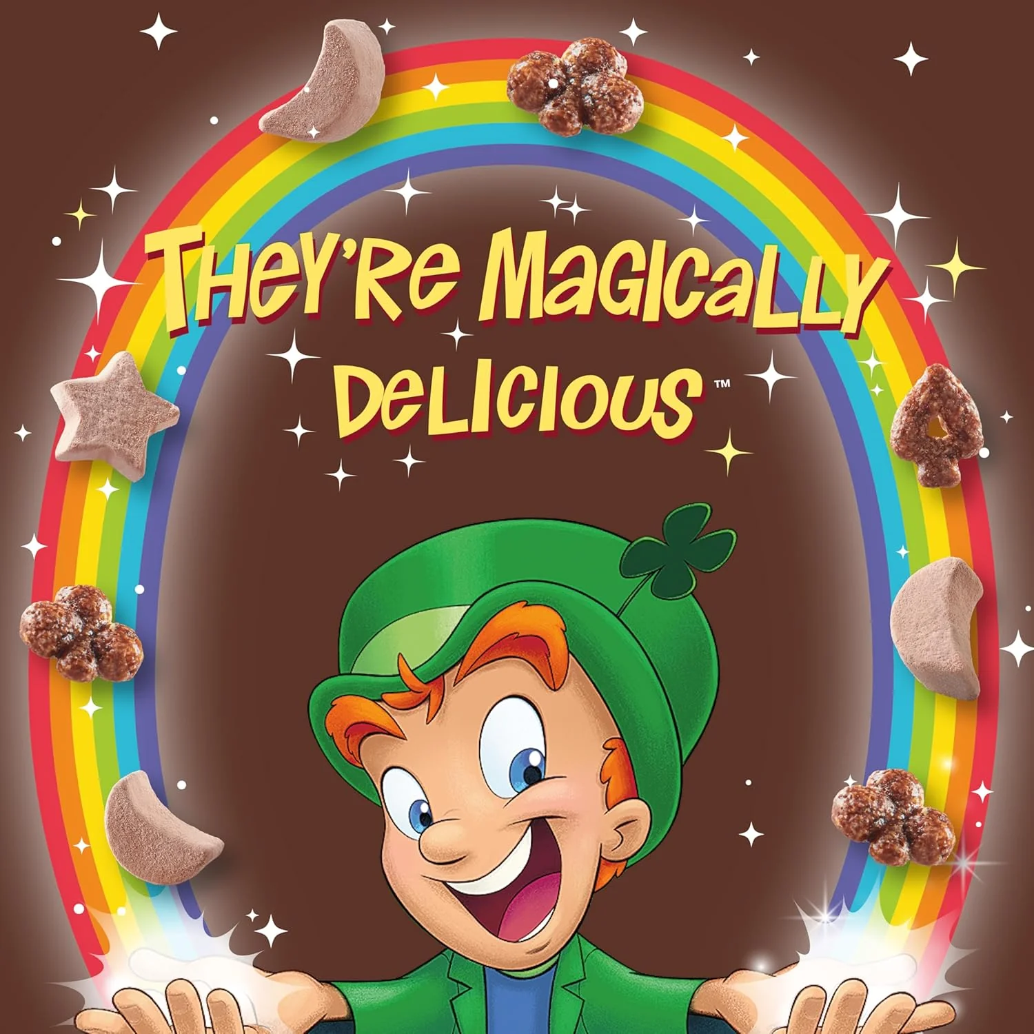 Lucky Charms Chocolatey Chocolate Cereal 10.6oz (300g) - Image 4