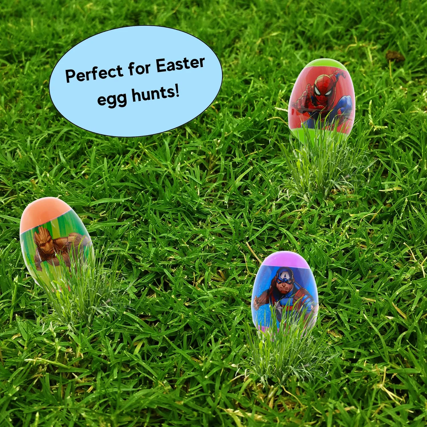 Marvel Assorted Egg Hunt with Candy 14ct 2.47oz (70g) - Image 6