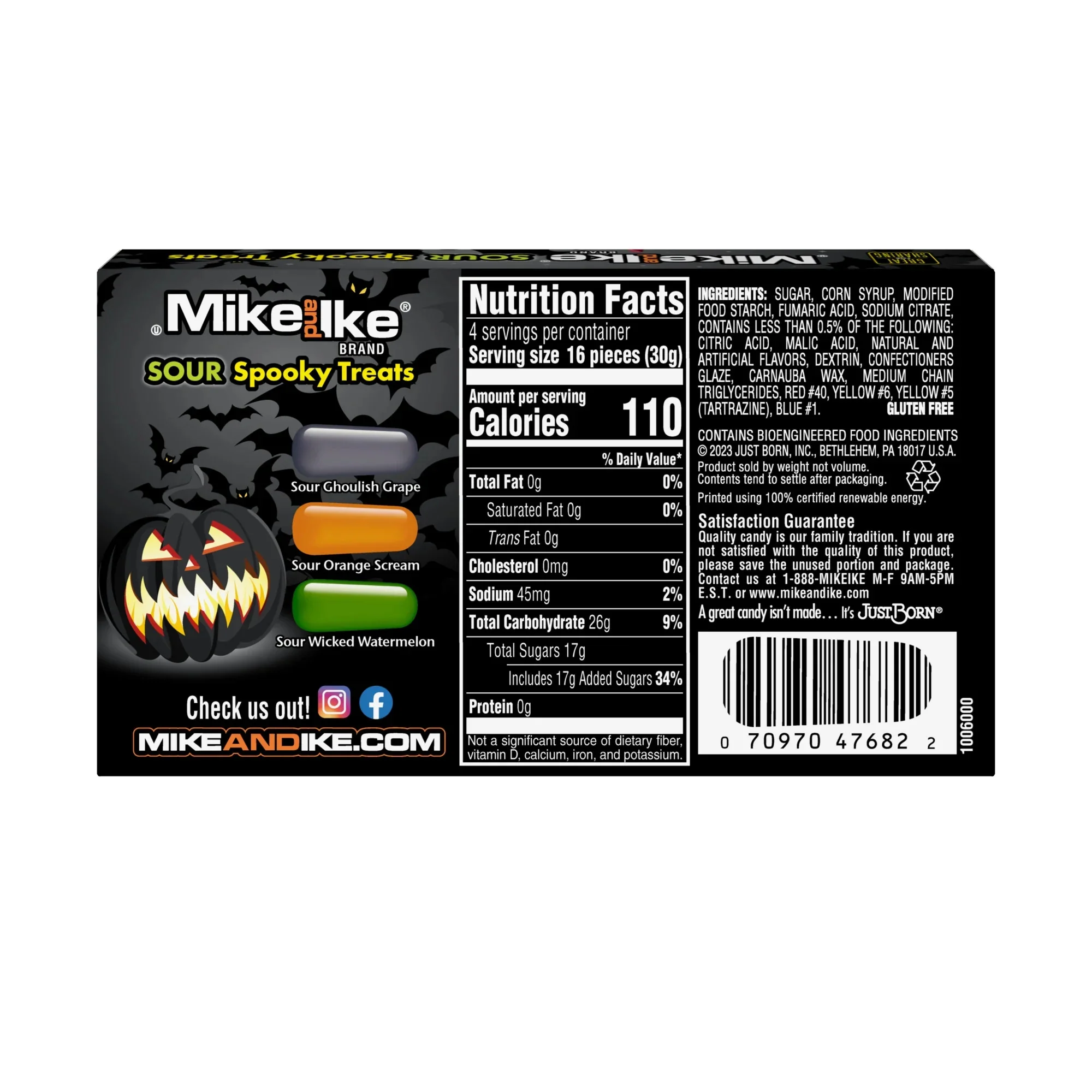 Mike & Ike Halloween Mix Theater Box 4.25oz (120g) - Image 4