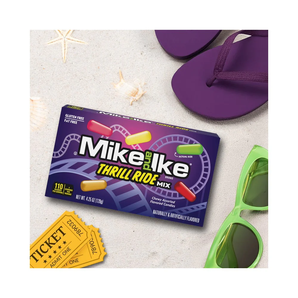 Mike & Ike Theatre Box Thrill Ride Mix 4.25oz (120g) - Image 4