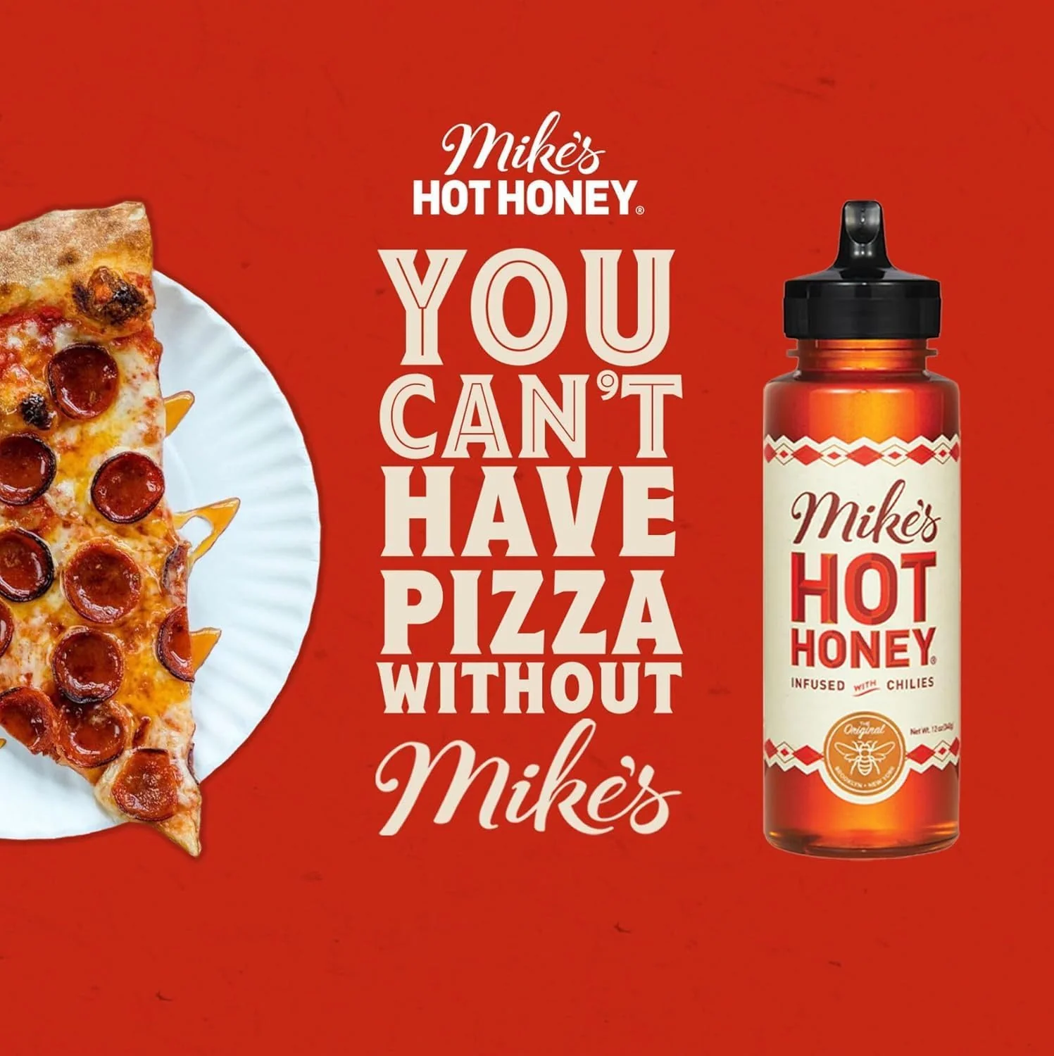 Mike's Hot Honey Extra Hot 12oz (340ml) - Image 2