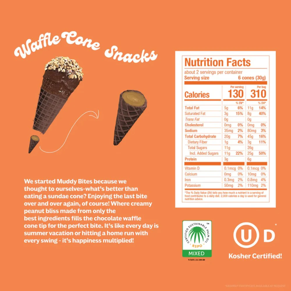 Muddy Bites Peanut Butter Chocolate 2.33oz (66g) - Image 8