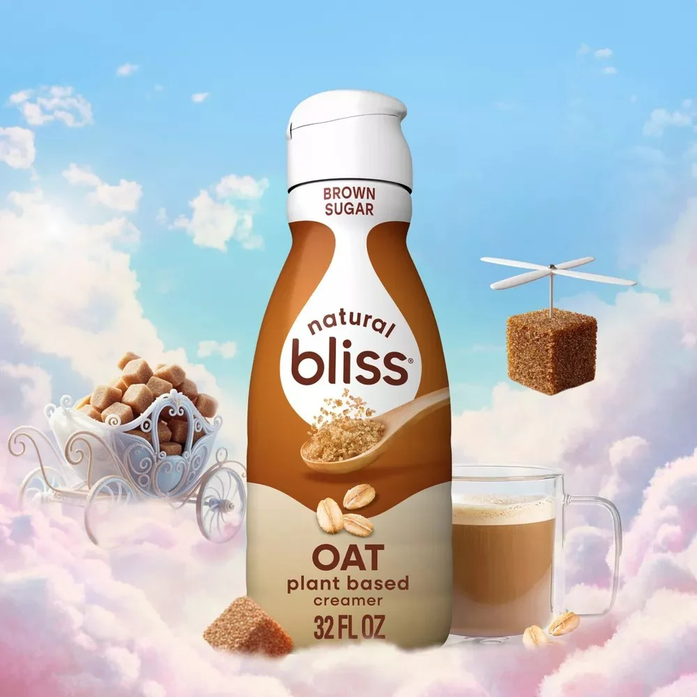 Natural Bliss Brown Sugar Non Dairy Oat Milk Coffee Creamer 32oz (946ml) - Image 2