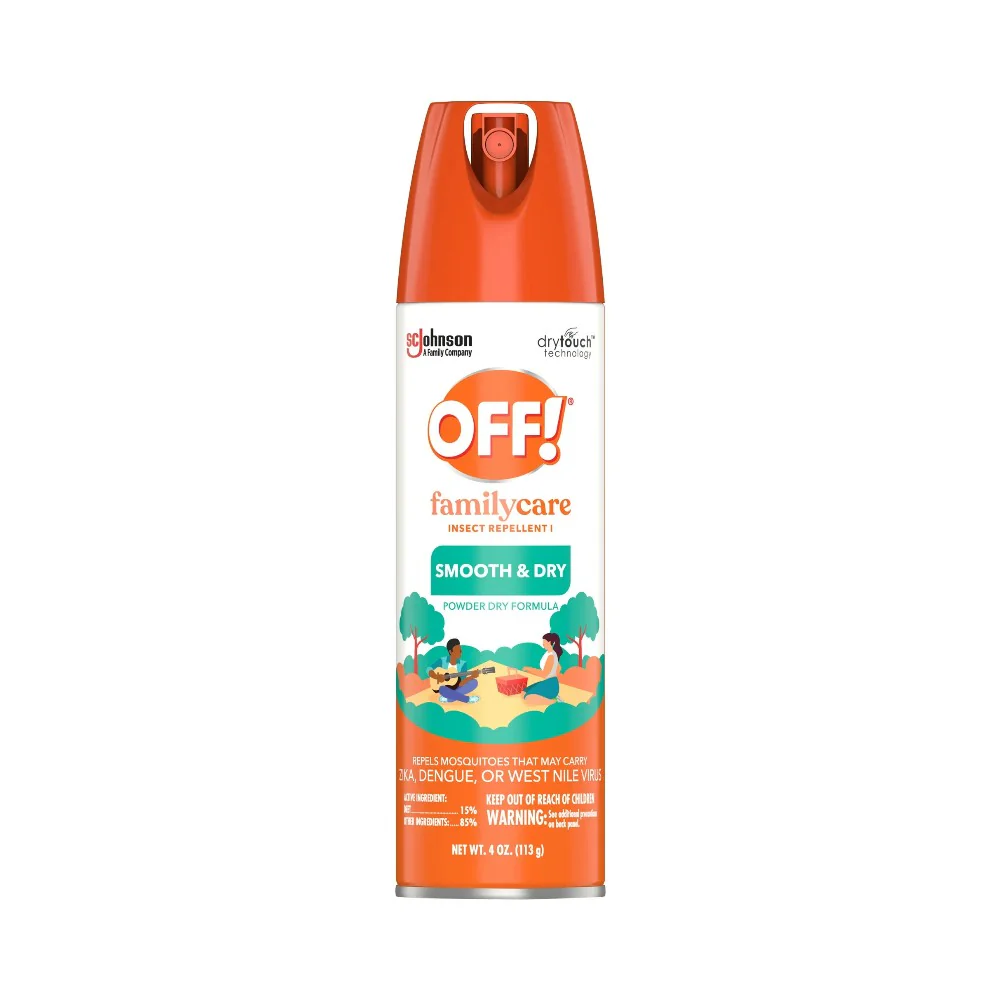 Off! Family Care Smooth & Dry Insect Repellent 4oz (113g)