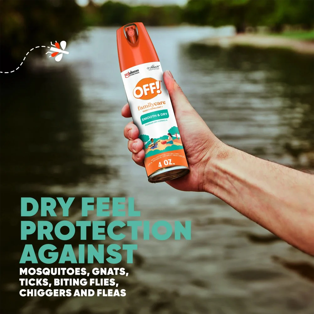 Off! Family Care Smooth & Dry Insect Repellent 4oz (113g) - Image 2