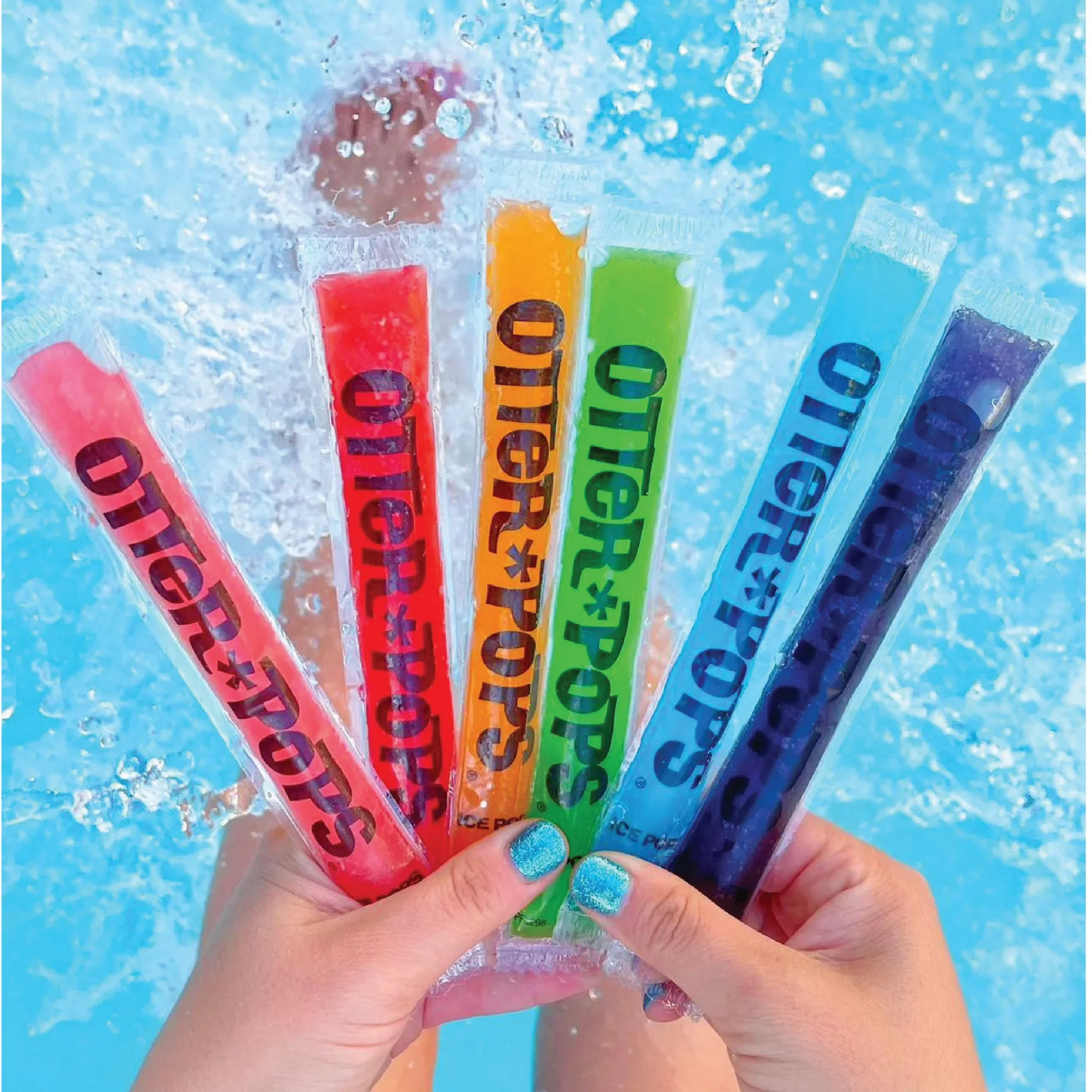 Otter Pops Original Assorted Fruit Ice Pops, 1.5 oz (28.3g) 80 Count Fruit Pops - Image 5