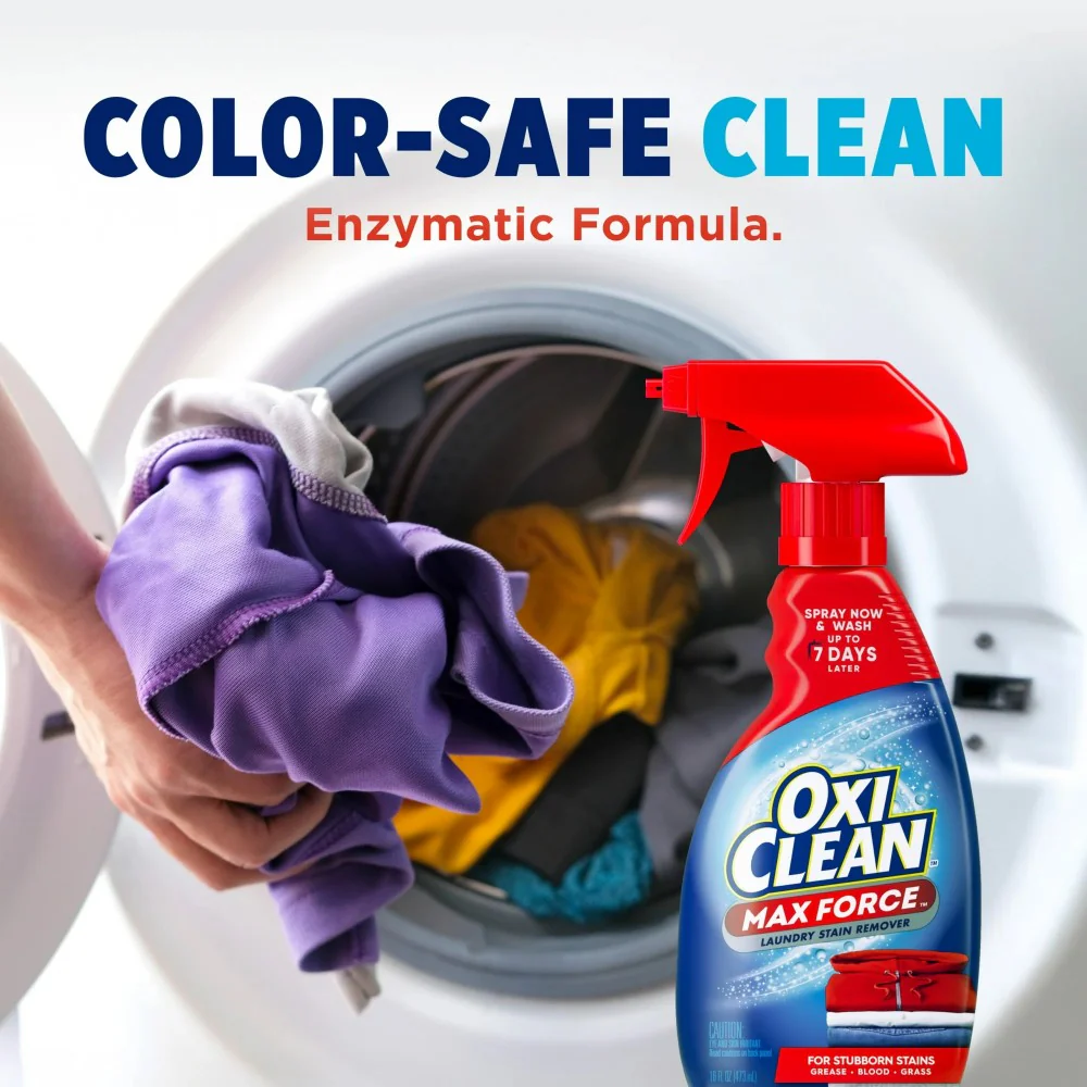 Oxiclean Max Force Laundry Stain Remover Spray 12oz (354ml) - Image 7