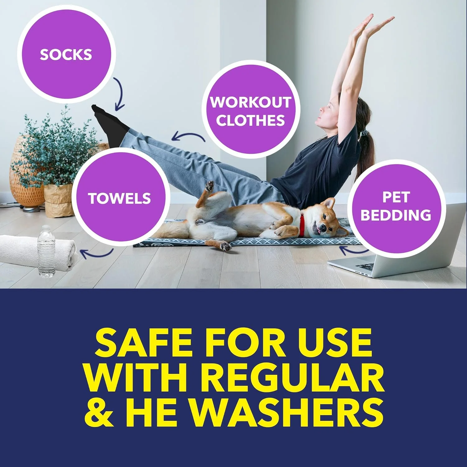 OxiClean Odor Blasters Versatile Odor and Stain Remover Powder I 3Lb (1.36Kg) - Image 3