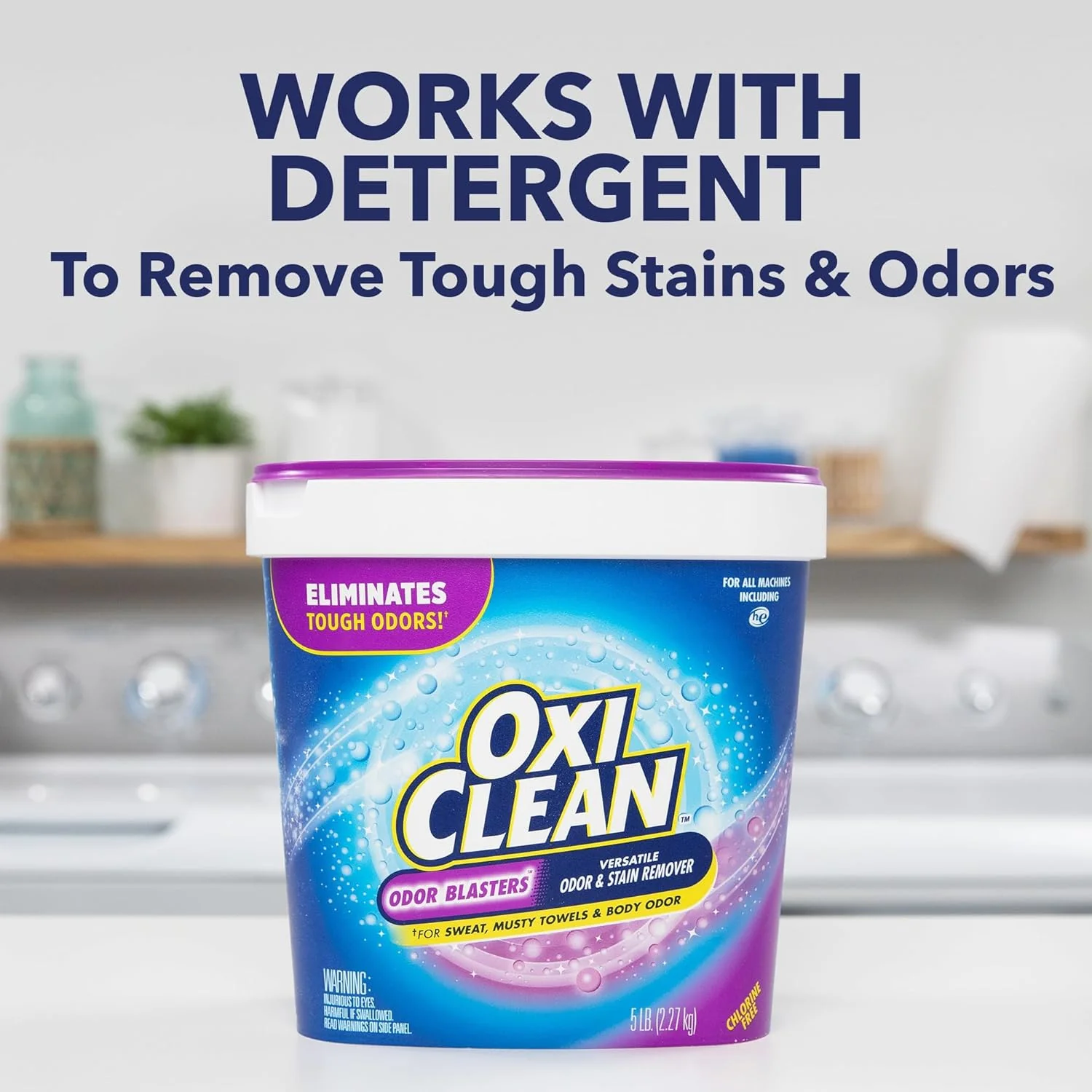 OxiClean Odor Blasters Versatile Odor and Stain Remover Powder I 3Lb (1.36Kg) - Image 4