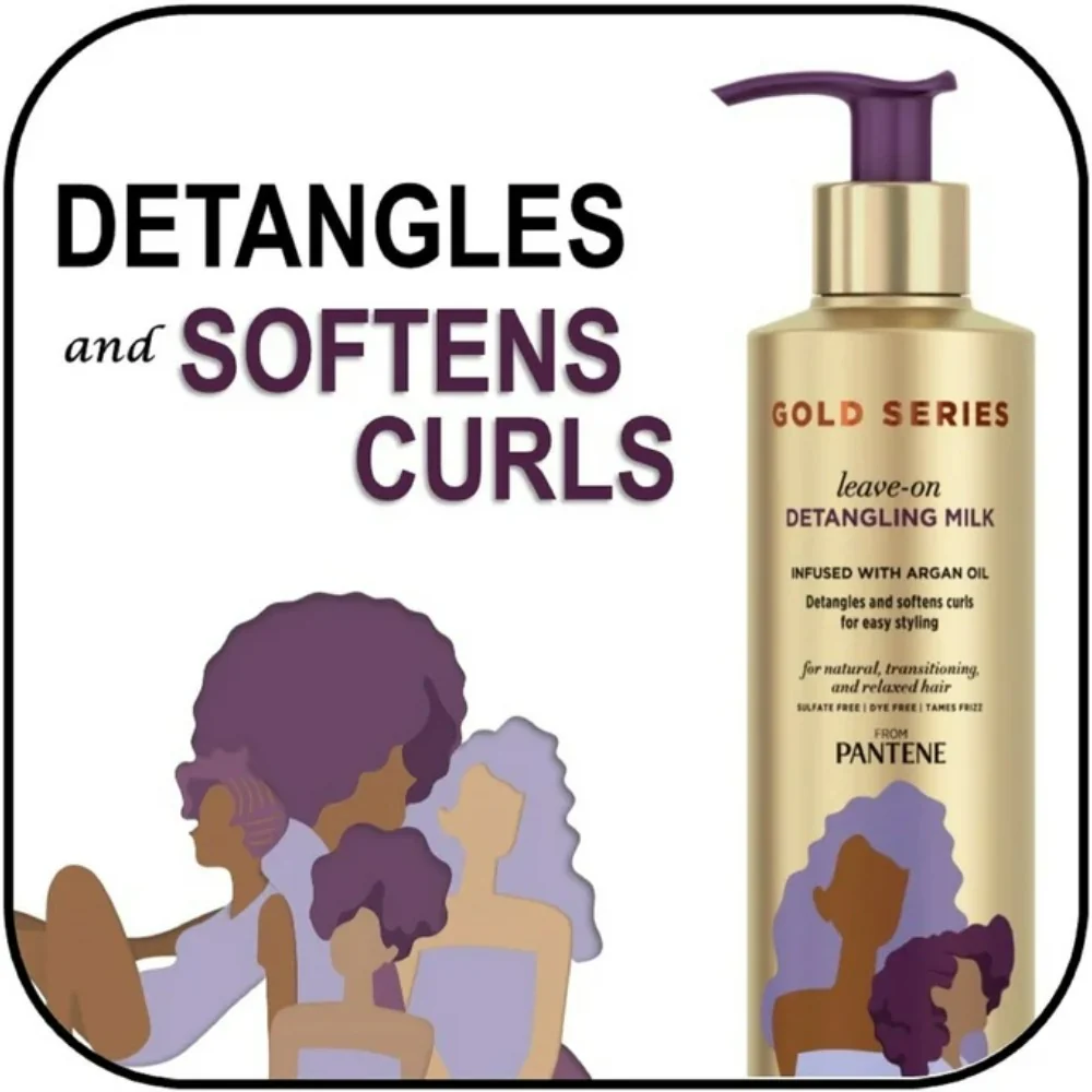 Pantene Gold Series Leave-In Detangling Milk 7.6oz (225ml) - Image 3