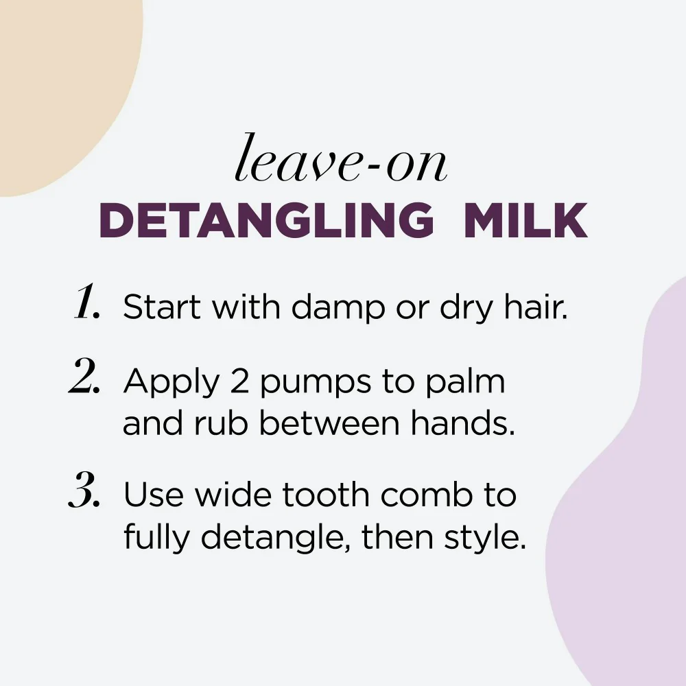 Pantene Gold Series Leave-In Detangling Milk 7.6oz (225ml) - Image 4