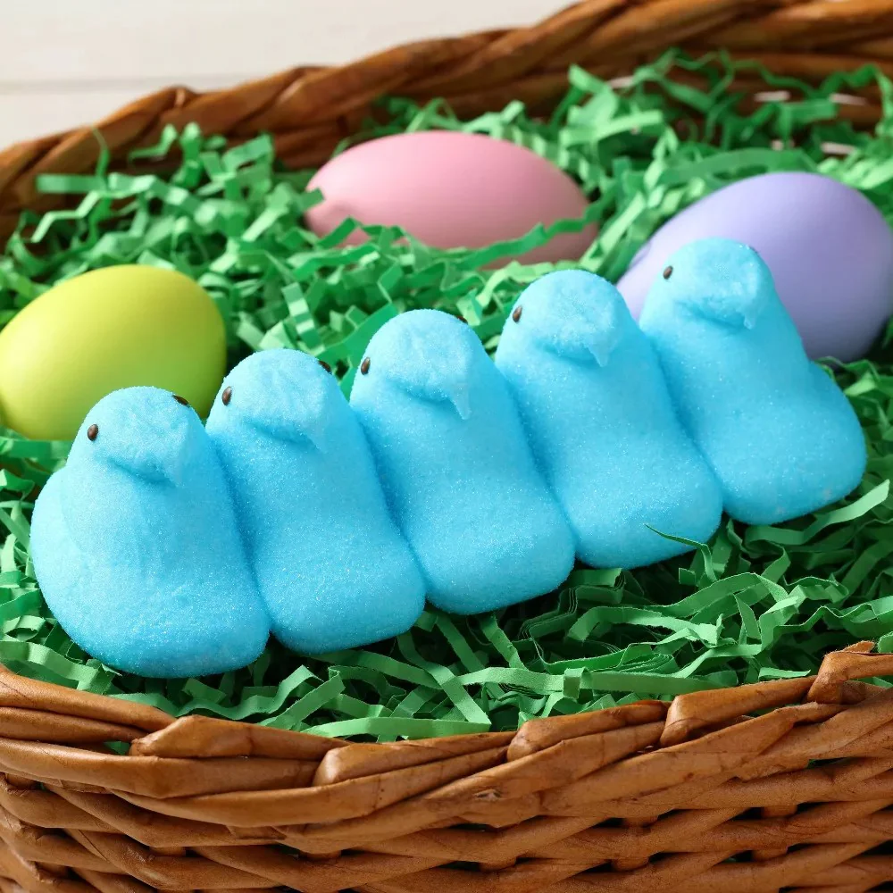 Peeps Easter Blue Chicks Marshmallow 5 Count 1.5oz (43g) - Image 6