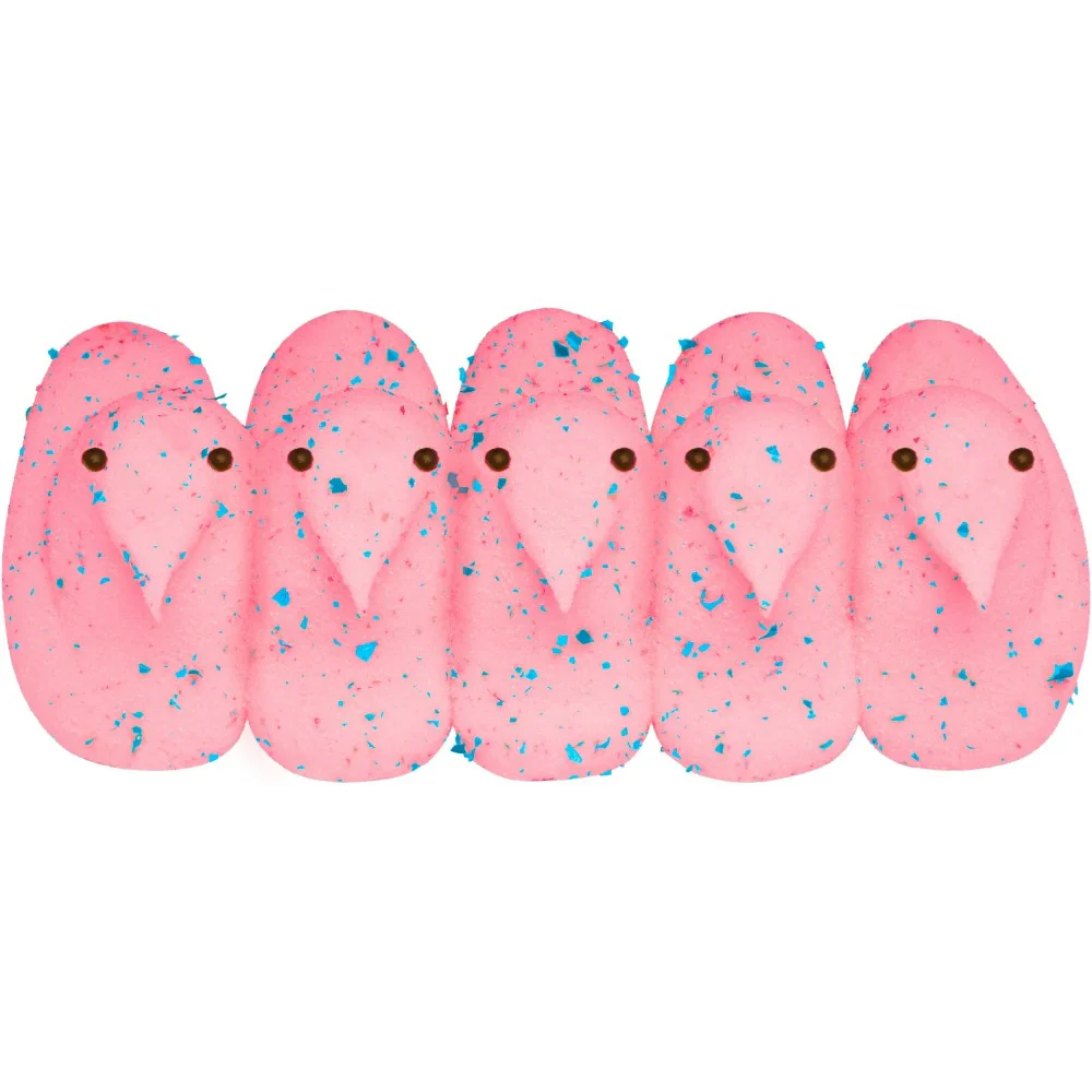 Peeps Easter Chicks Cotton Candy Marshmallow Candy 10ct 3oz (85g) - Image 3