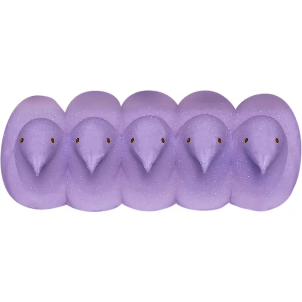 Peeps Easter Lavender Chicks Marshmallow 1.5oz (43g) 5ct - Image 2