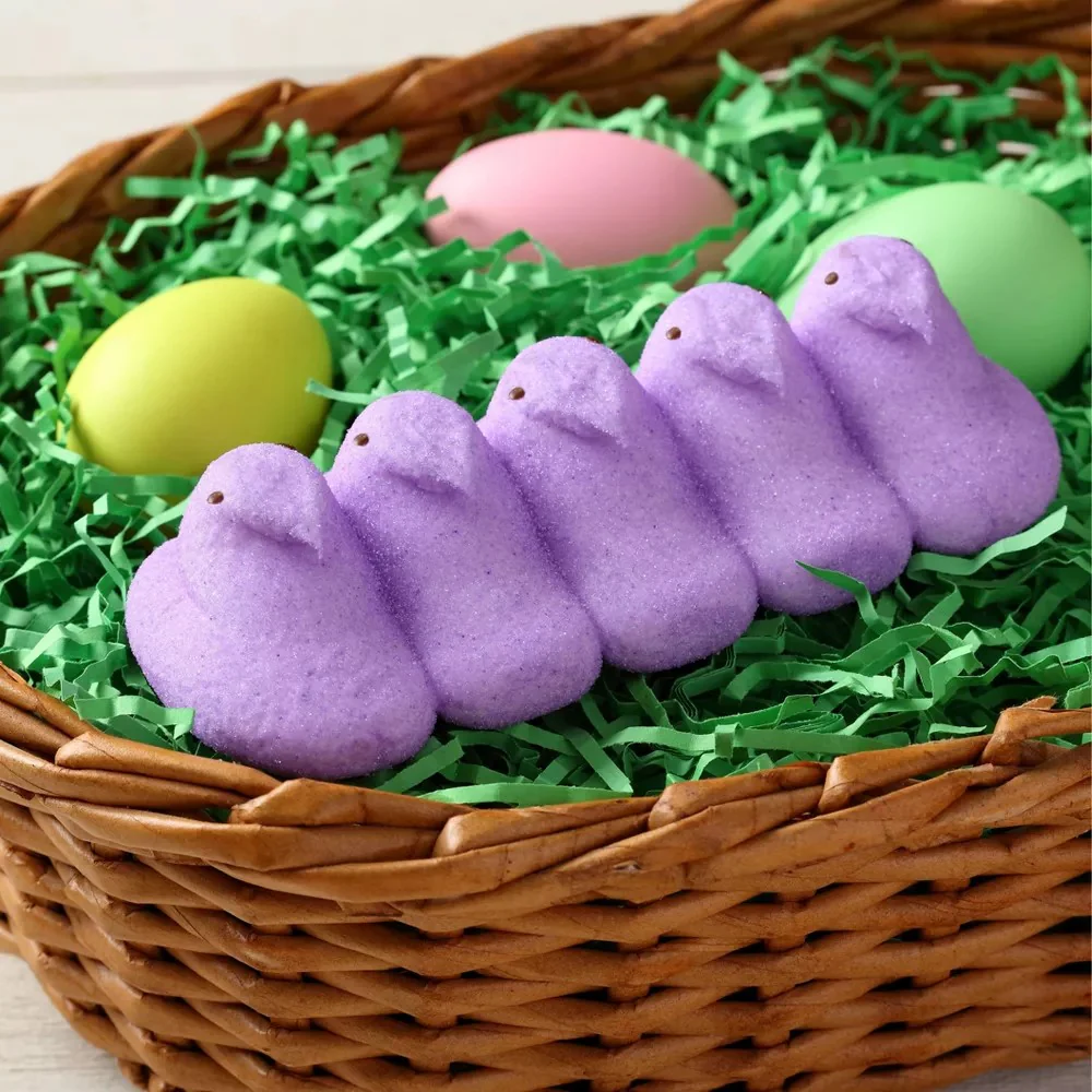 Peeps Easter Lavender Chicks Marshmallow 1.5oz (43g) 5ct - Image 3
