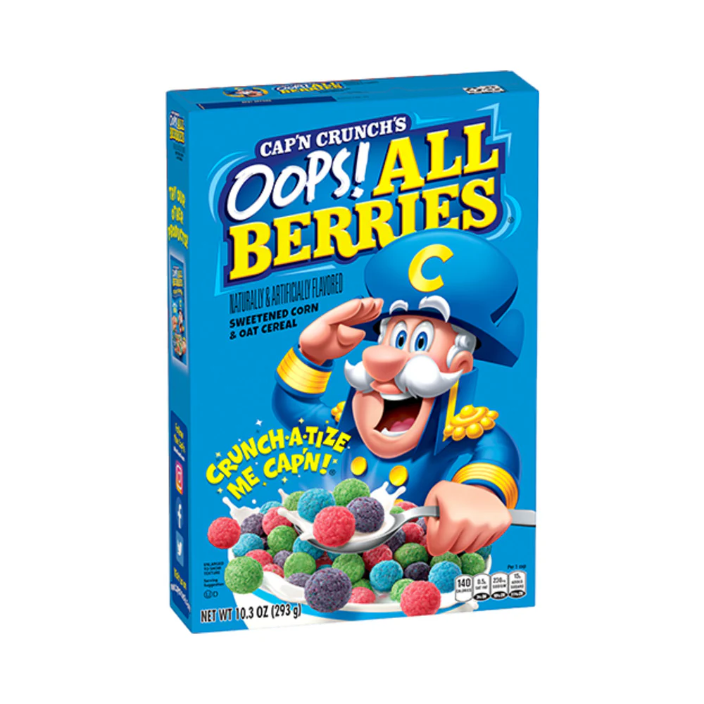 Quaker Captain Crunch Oops All Berries 10.3oz (293g)