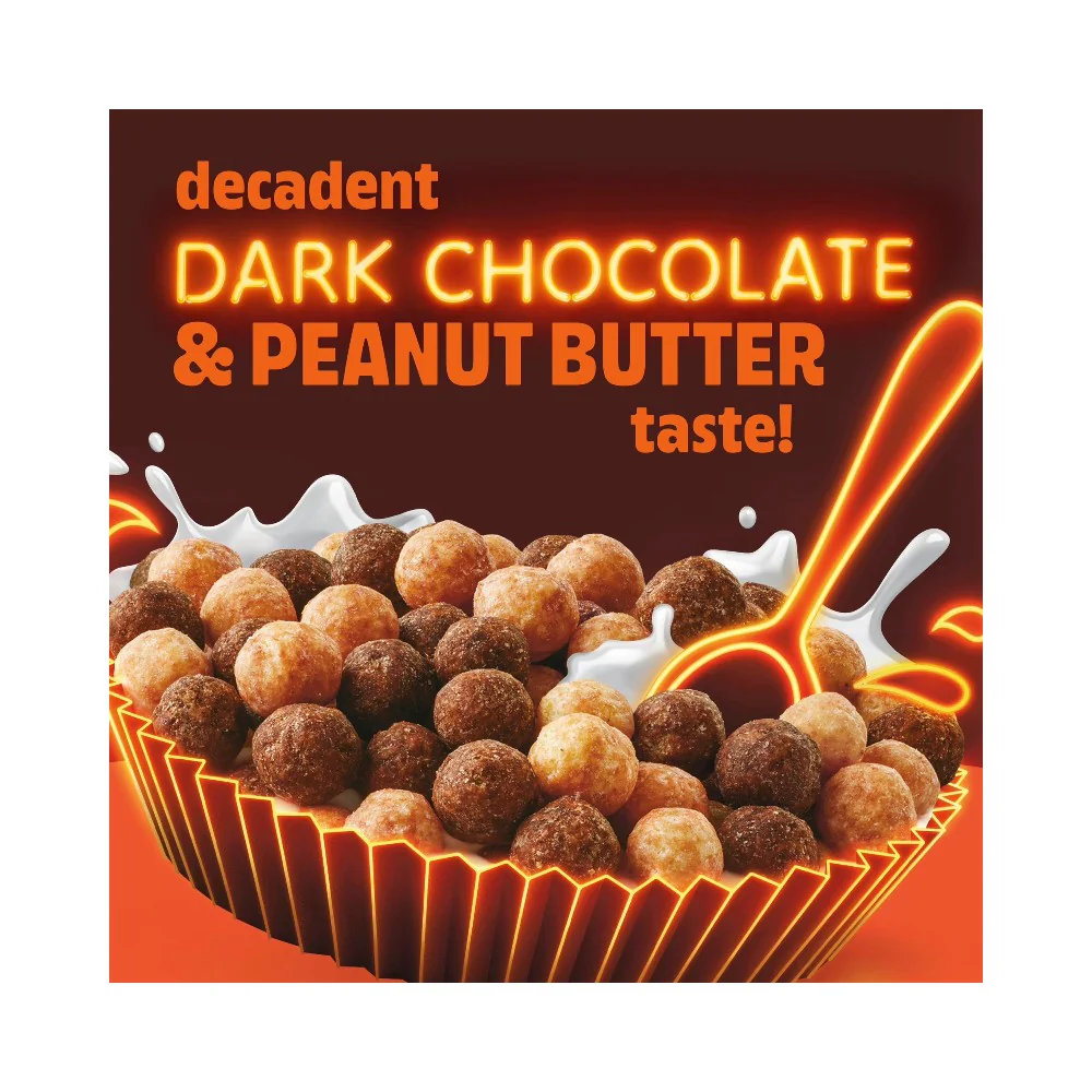 Reeses Puffs Dark Chocolate Cereal 326g - Image 4