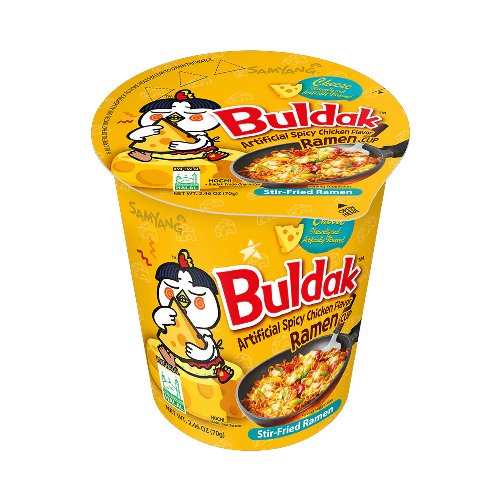 Samyang Hot Chicken Ramen Cheese Flavour Cup 70g