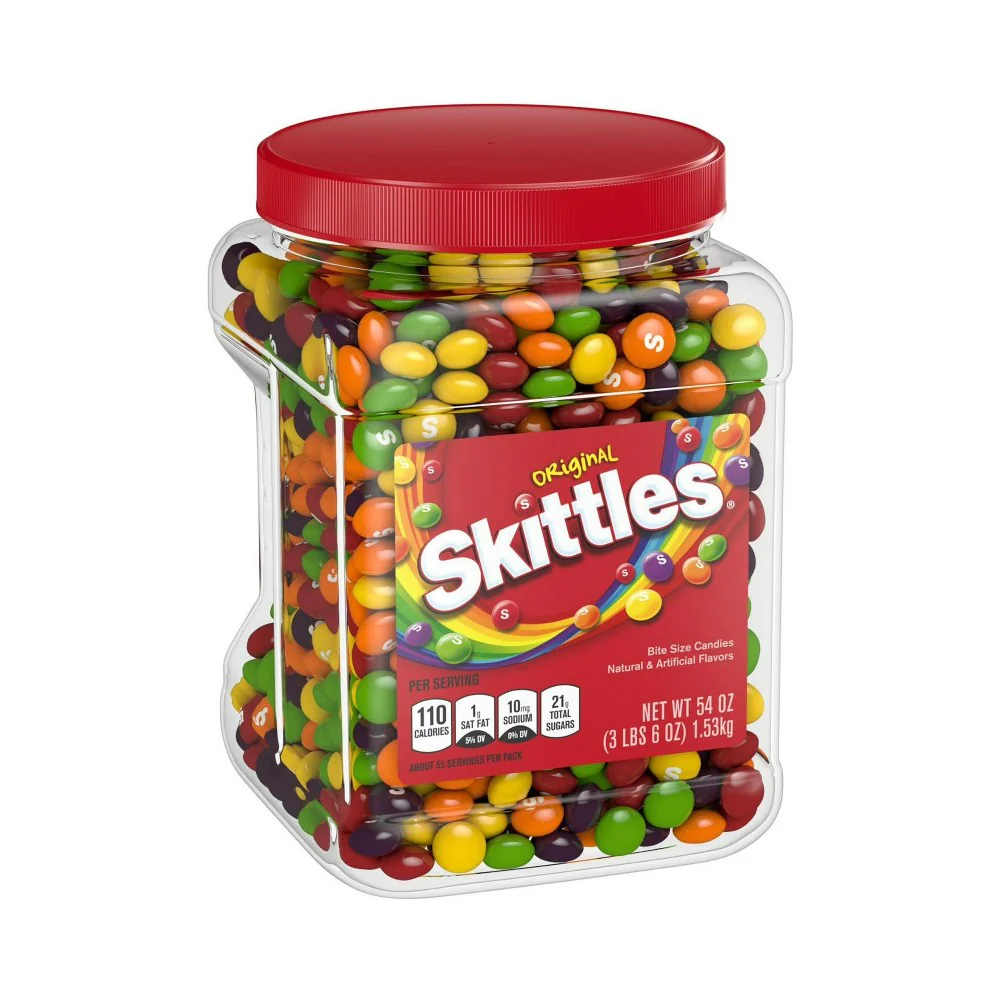 Skittles Original Tub 54oz (1.53kg) - Image 2