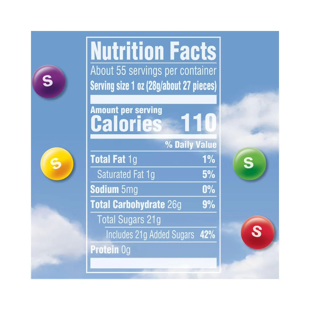 Skittles Original Tub 54oz (1.53kg) - Image 5