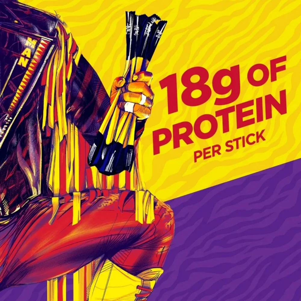 Slim Jim Savage Smoked Meat Sticks  Spicy Flavour - 3oz (85g) - Image 4