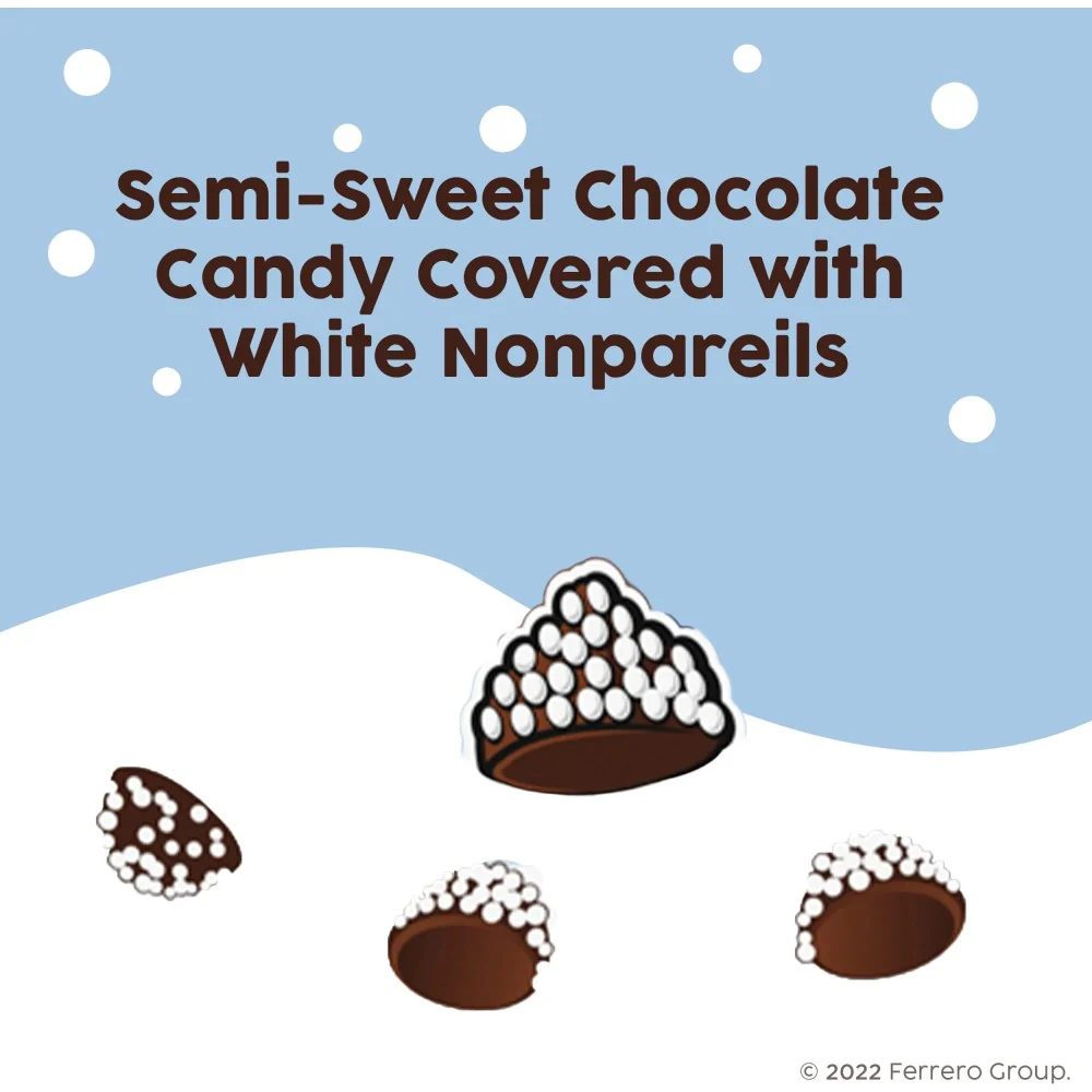 Sno-Caps, Semi-Sweet Chocolate Nonpareils Theater Box 3.1oz (87.8g) - Image 3