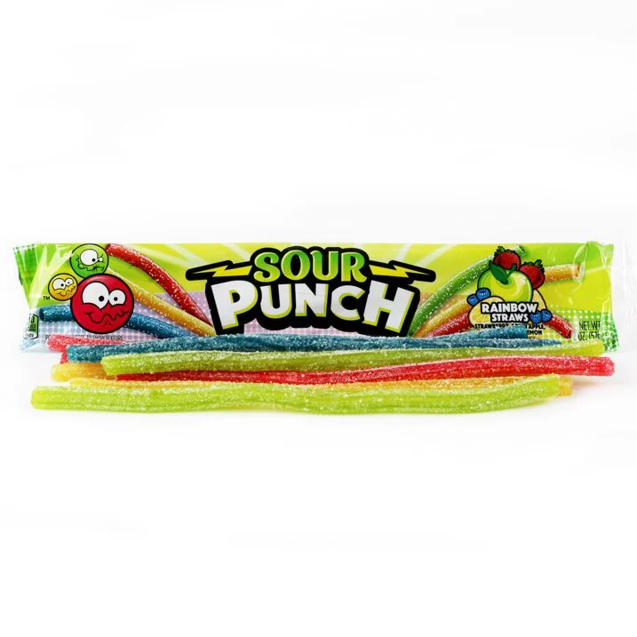 Sour Punch Straws Rainbow 2oz (57g) - Image 2