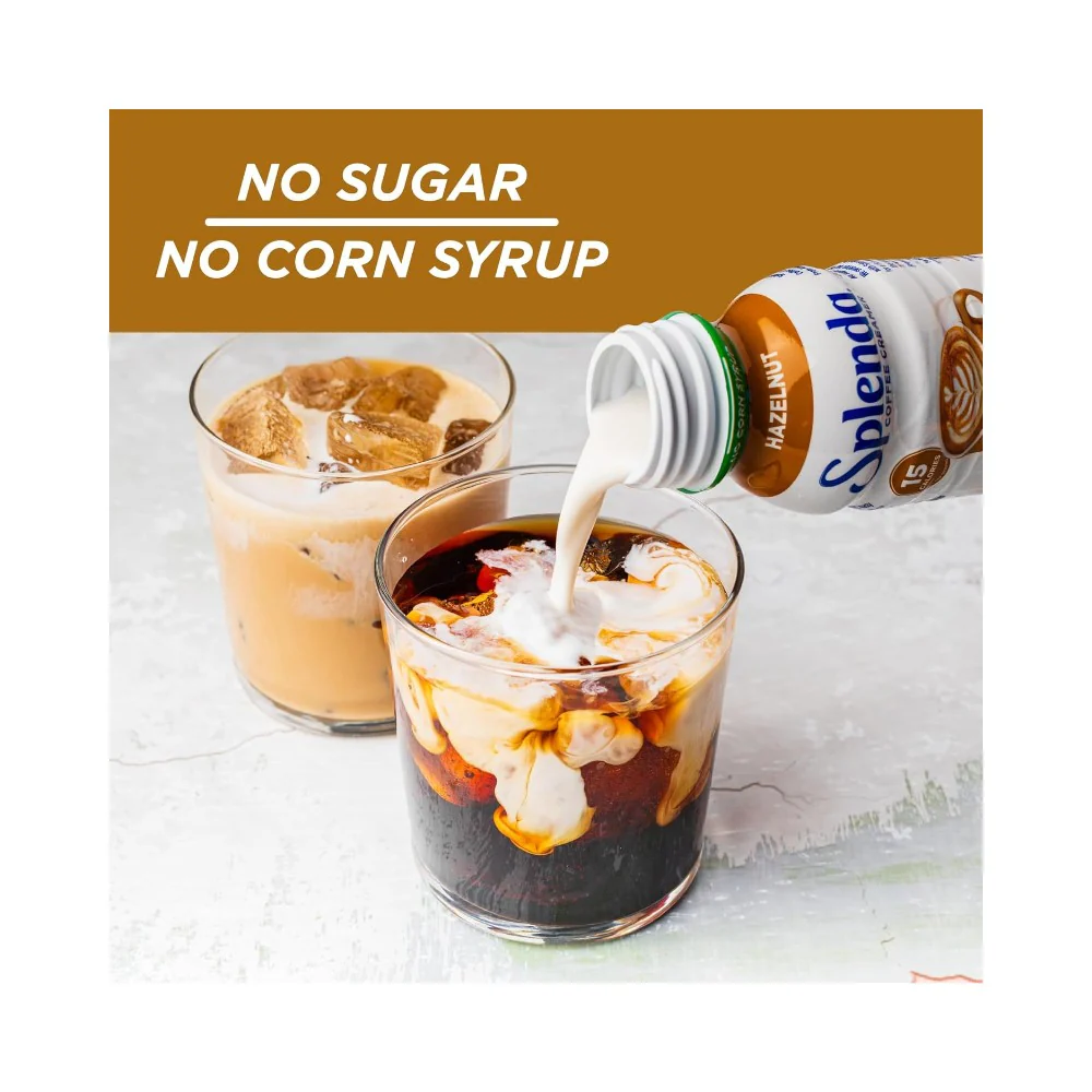 Splenda Coffee Creamer Hazelnut No Sugar 8oz (237ml) - Image 4