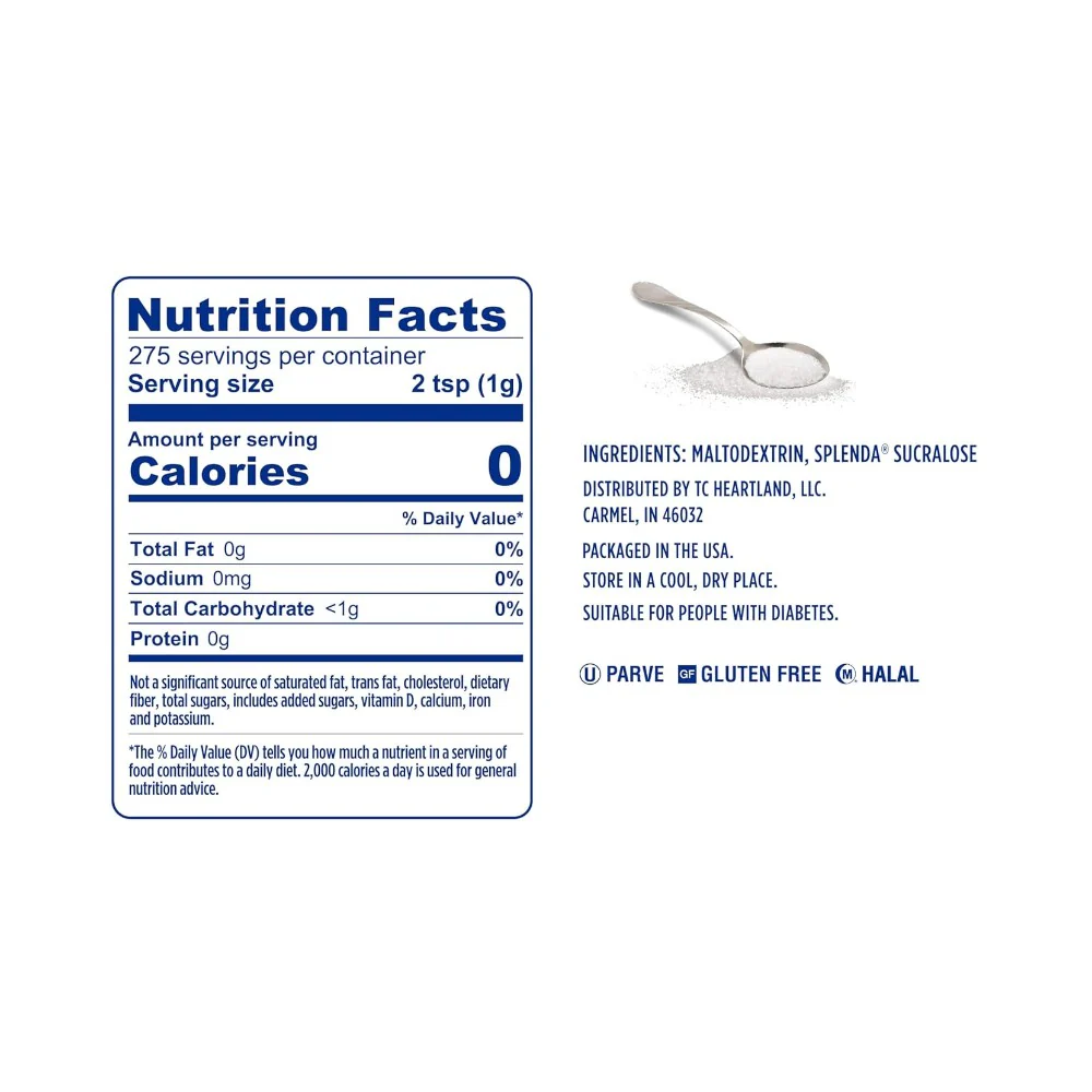 Splenda Granulated Sweetener 9.7oz (275g) - Image 4