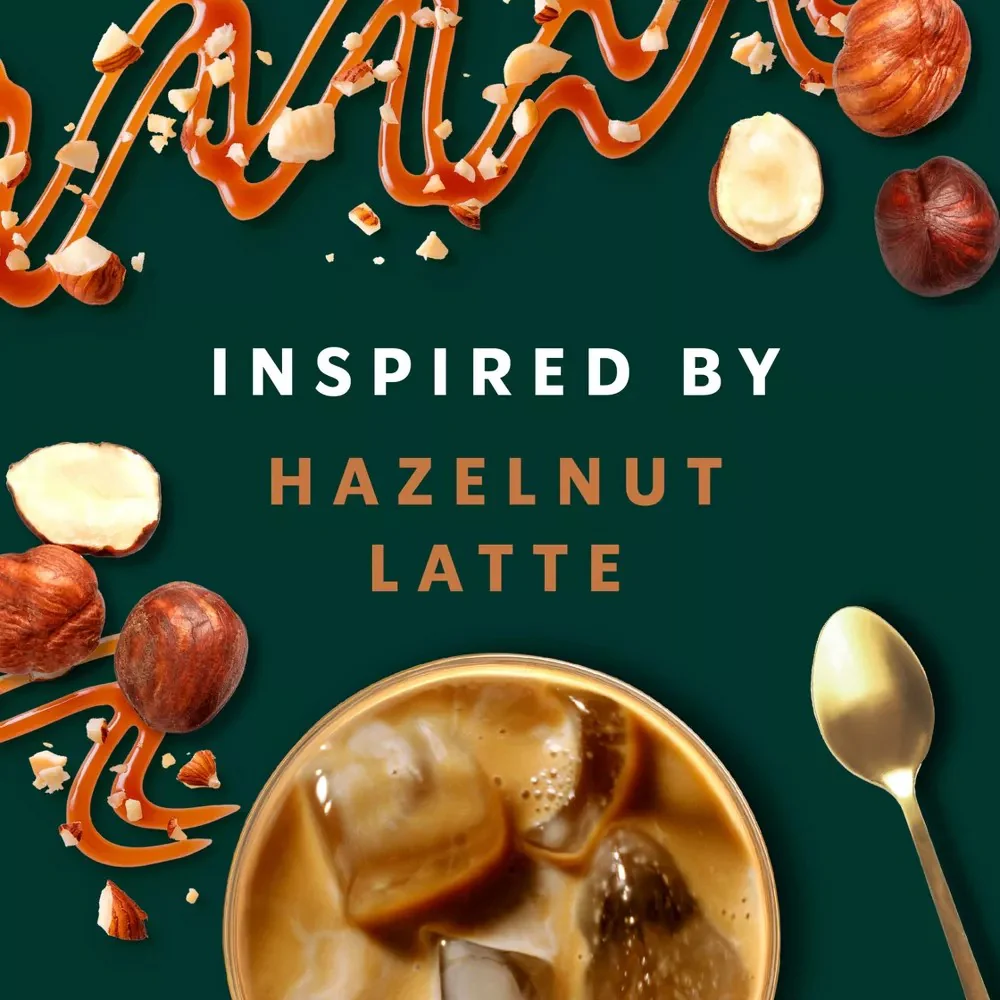 Starbucks Coffee Creamer Hazelnut Latte Almond Milk and Oat Milk I 28oz (828ml) - Image 3