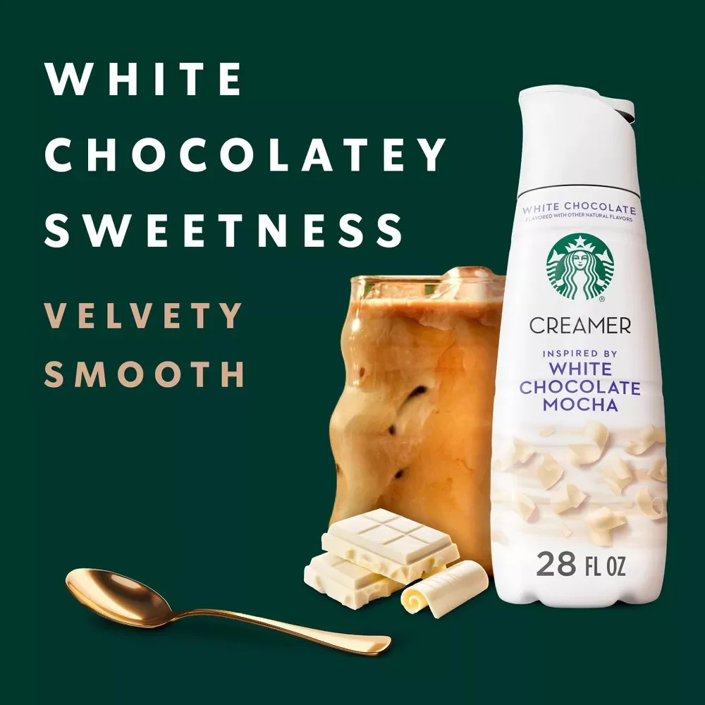 Starbucks Creamer White Chocolate Mocha 28oz (828ml) - Image 4