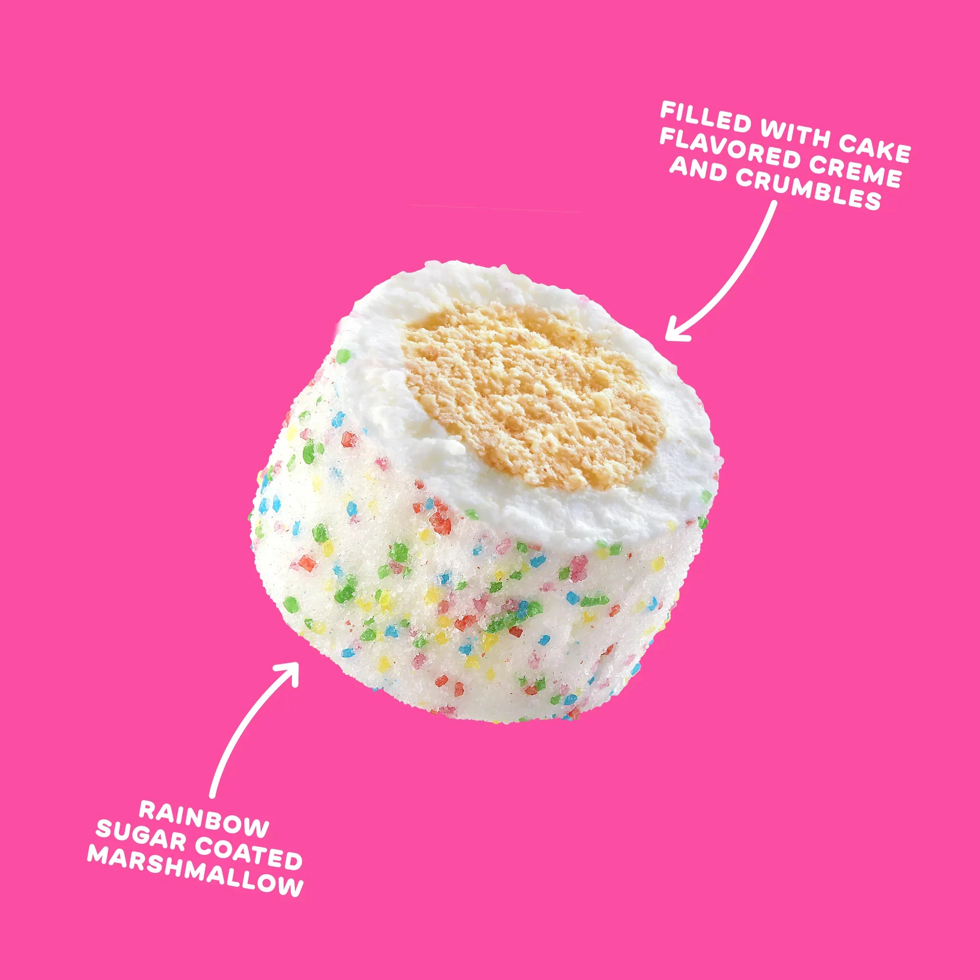 Stuffed Puffs Birthday Cake Bites peg Bag 2.68oz (76g) - Image 6