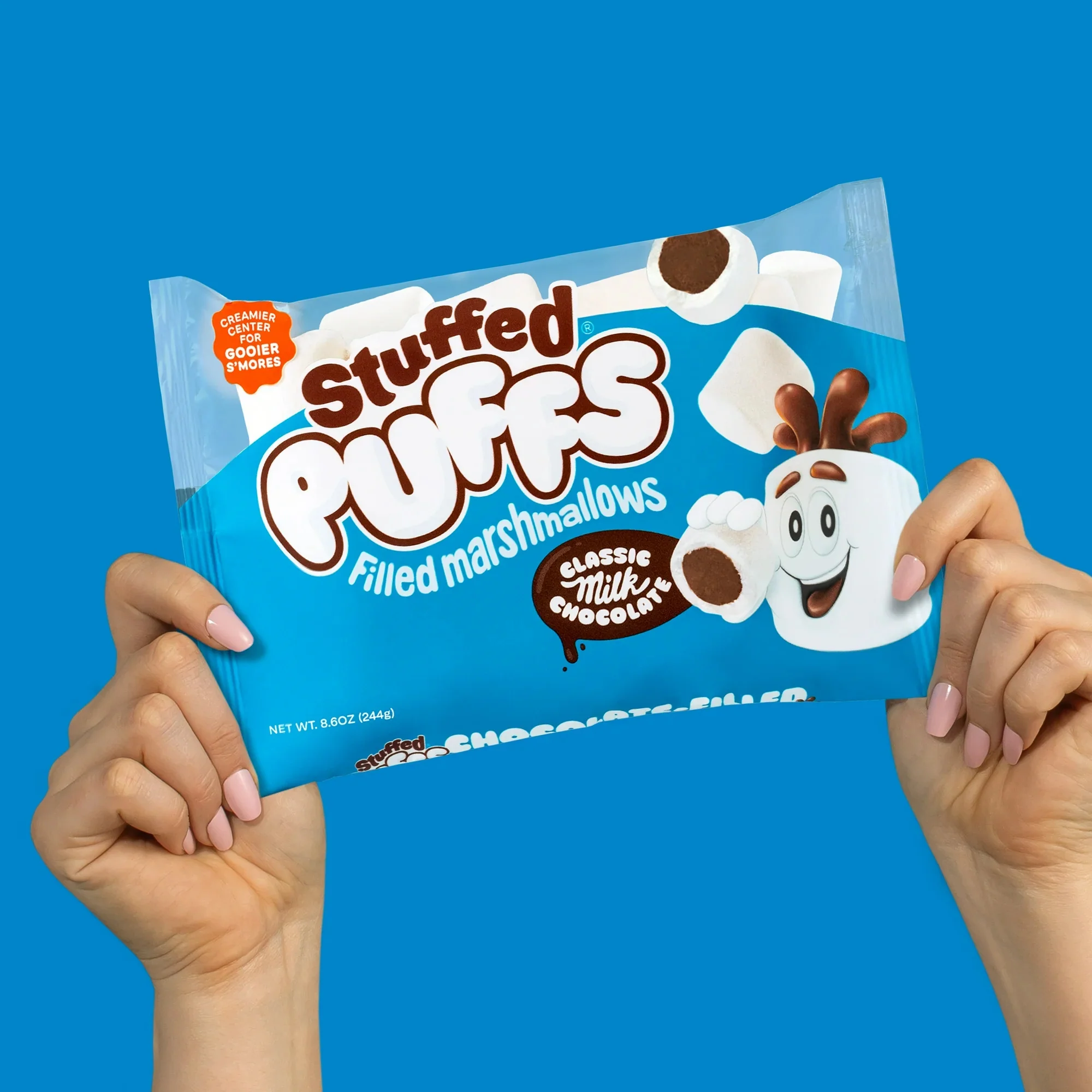 Stuffed Puffs Classic Milk Chocolate Bites 8.6oz (244g) - Image 7