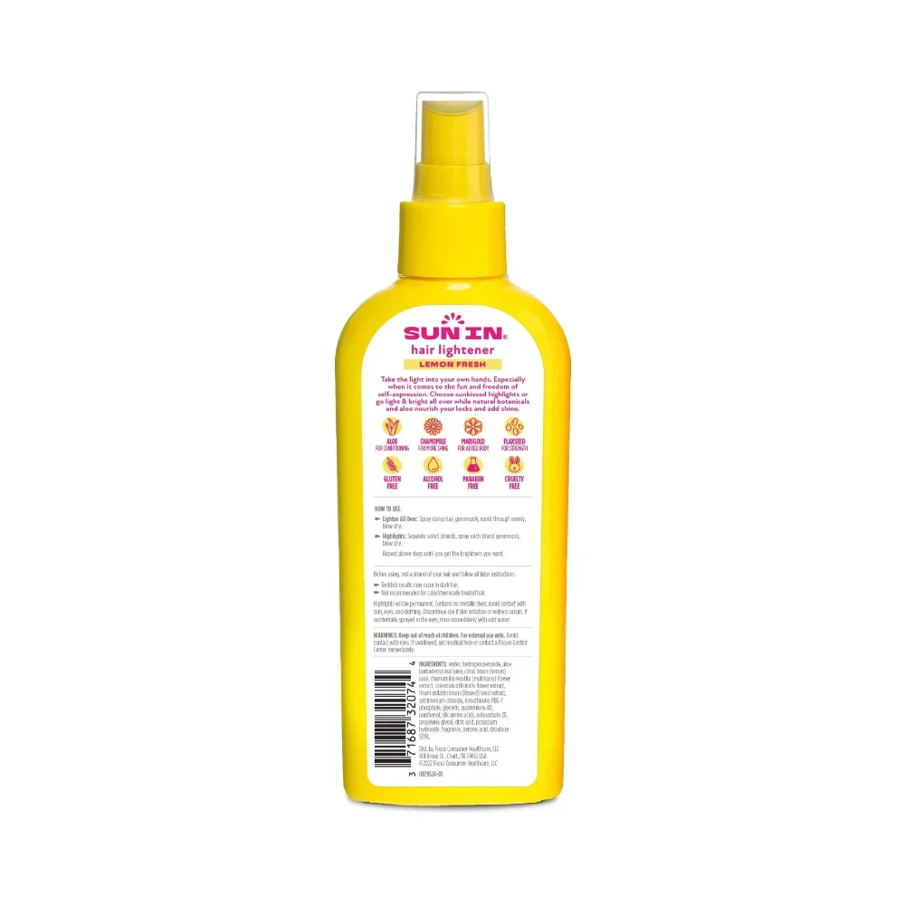 SUN IN Hair Lightener Lemon Fresh Spray 4.7oz (138ml) - Image 2