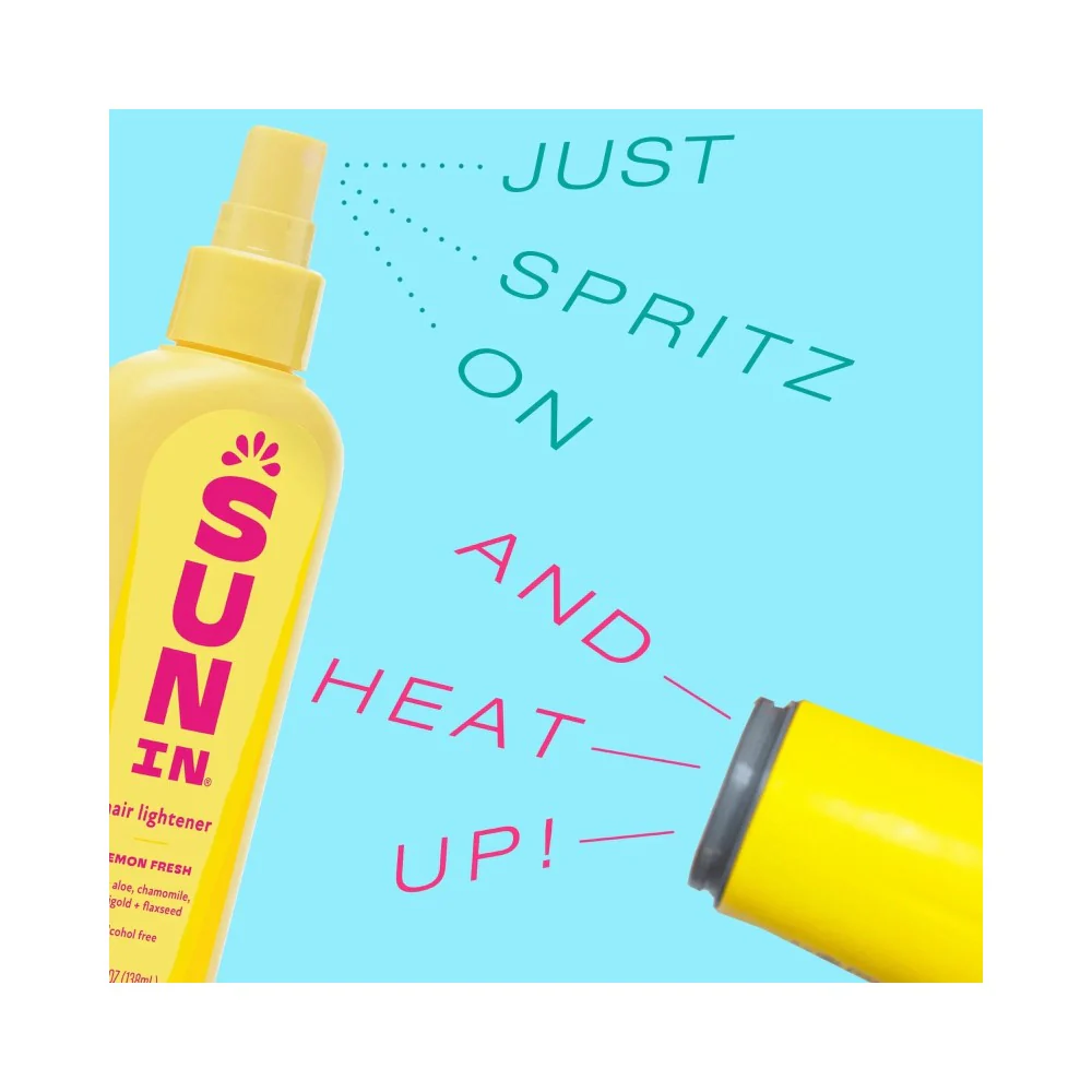 SUN IN Hair Lightener Lemon Fresh Spray 4.7oz (138ml) - Image 4