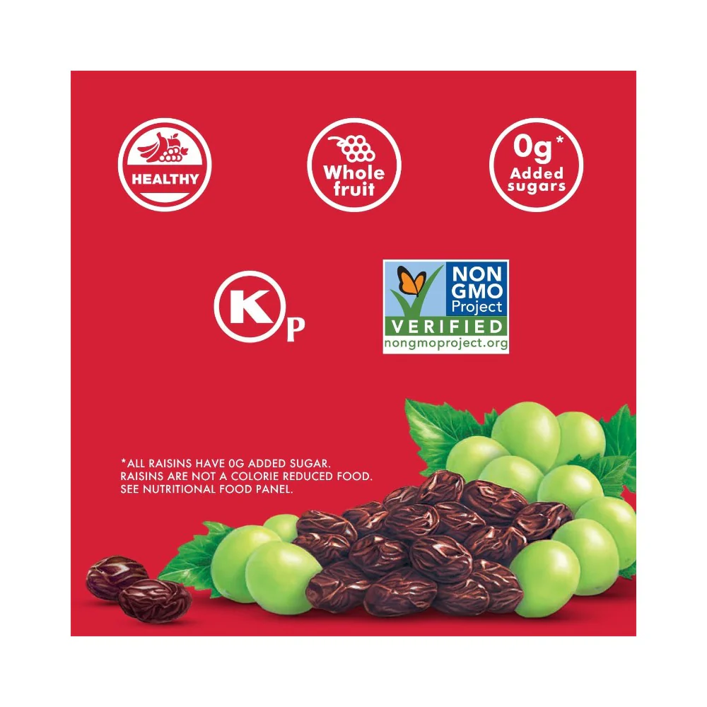 Sunmaid California Sun Dried Raisins Tub 13oz (369g) - Image 3
