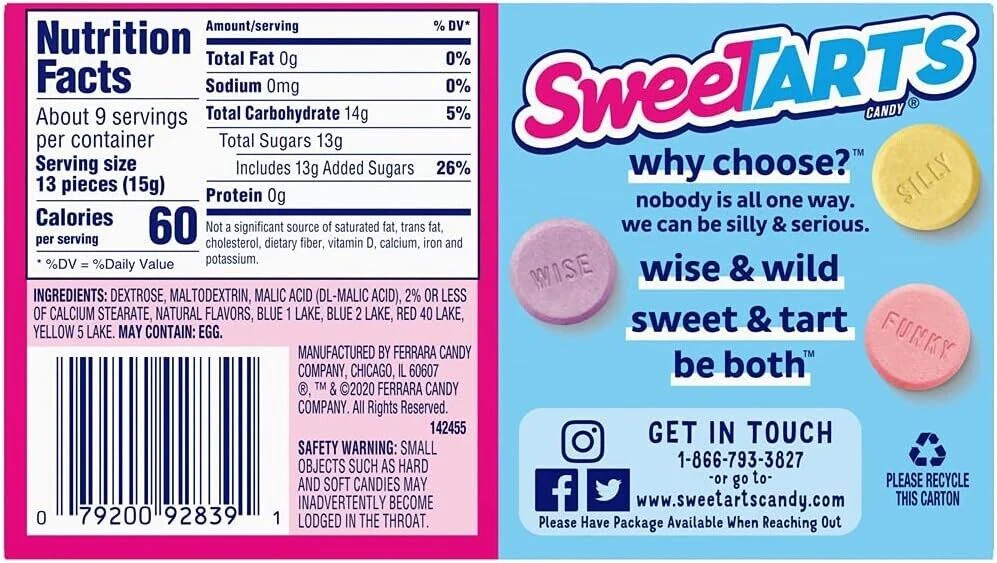 Sweetarts Theatre Box 5oz (141g) - Image 4