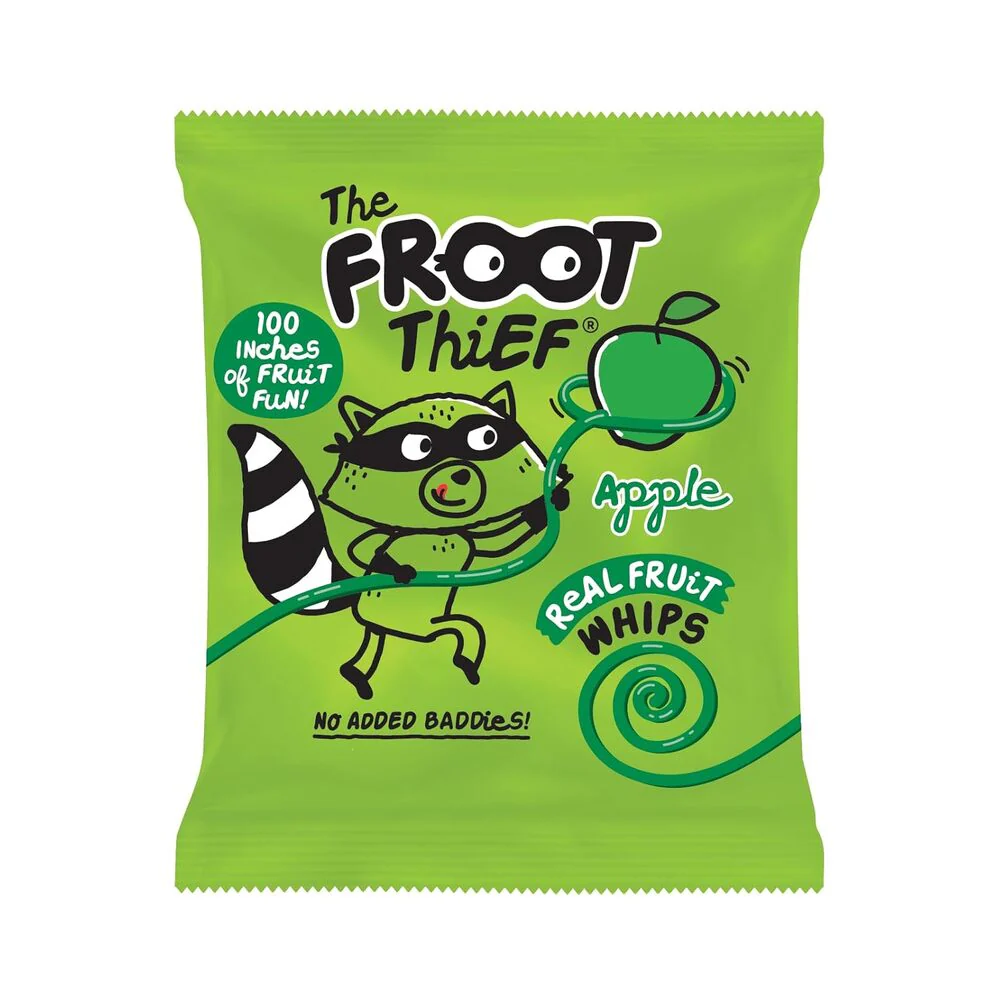 The FROOT Thief Real Fruit Snack Whips Apple 20g