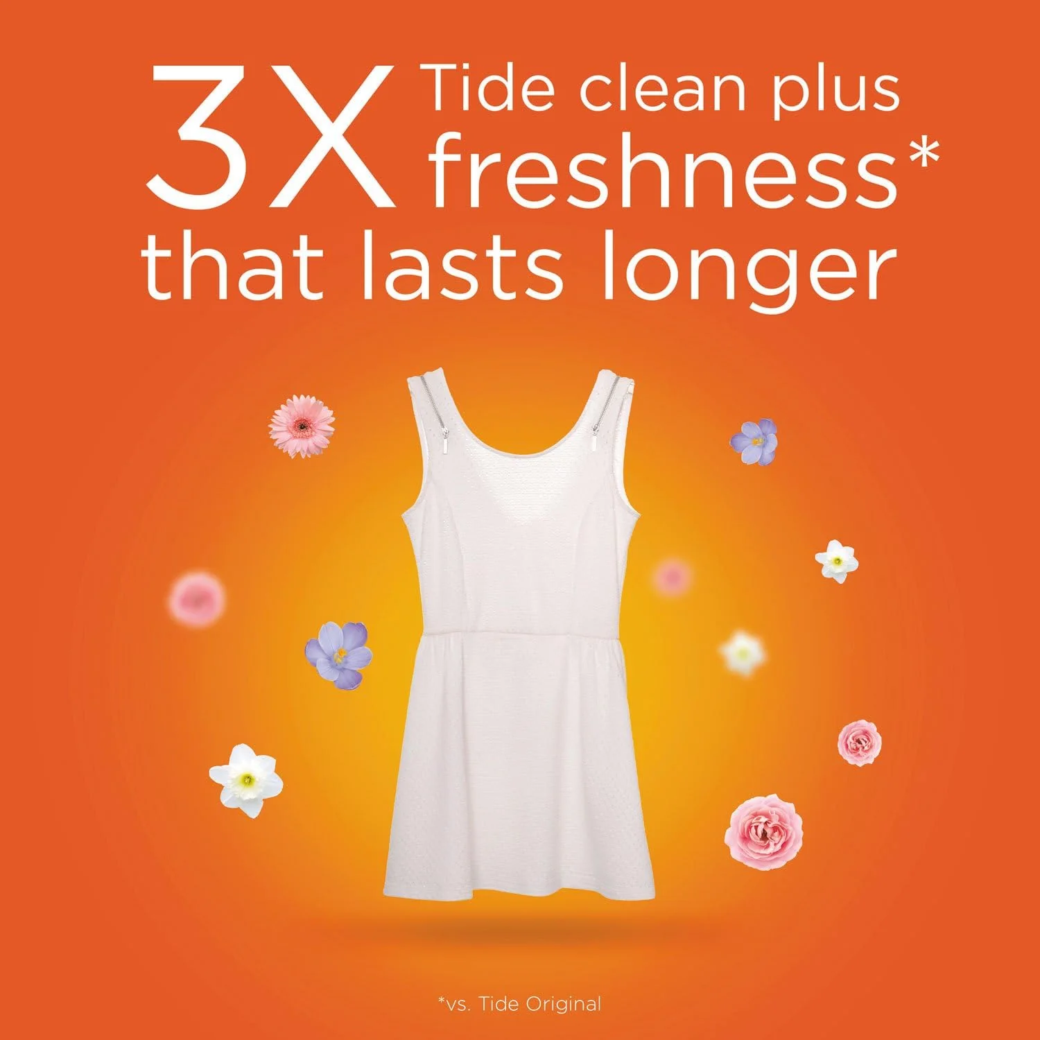 Tide plus Febreze Freshness Liquid Laundry Detergent, Spring & Renewal, 92Oz (2.72L) - Image 3