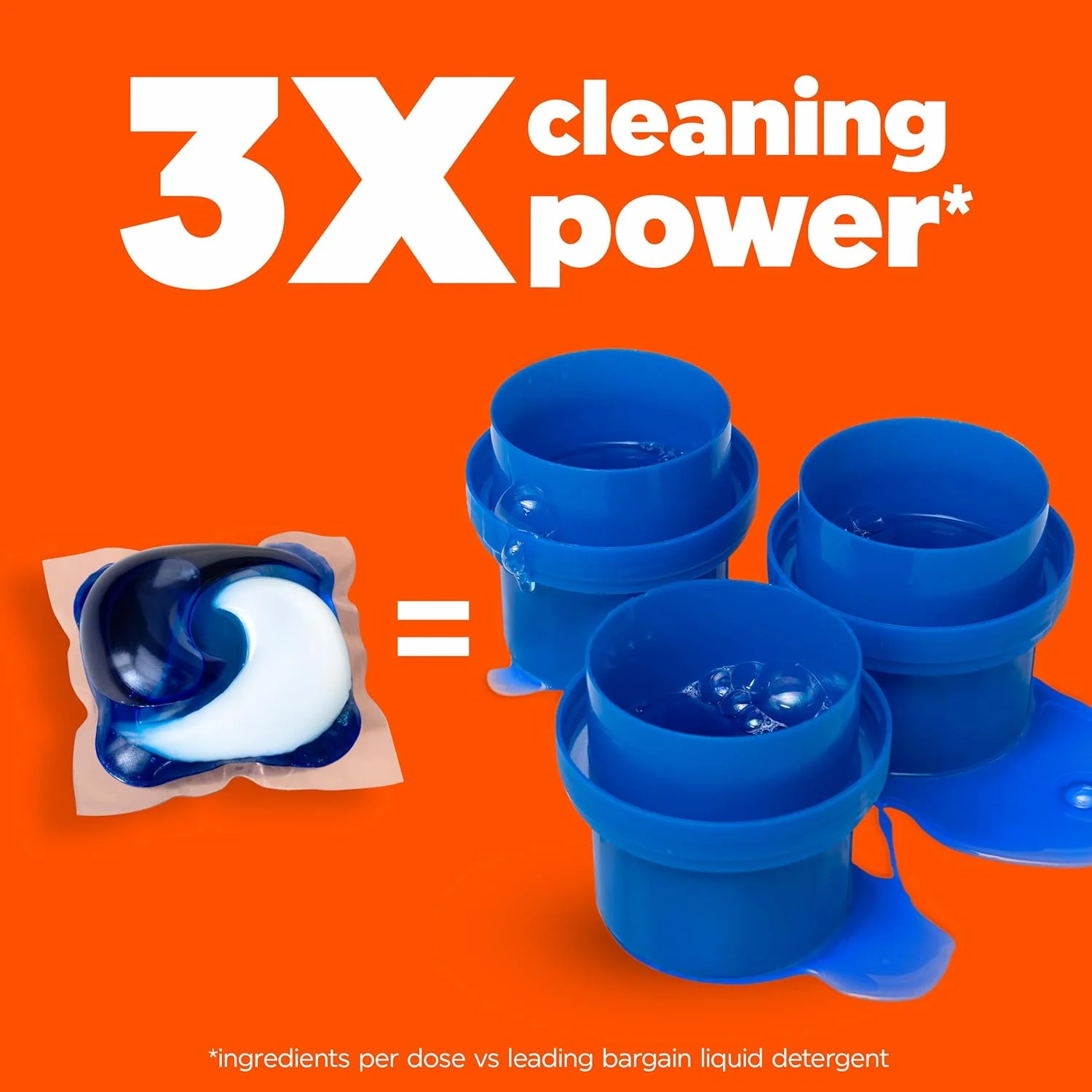 Tide PODS laundry detergent pacs 3-in-1 Stain Remover 81 Count, HE compatible, Original Scent - Image 4