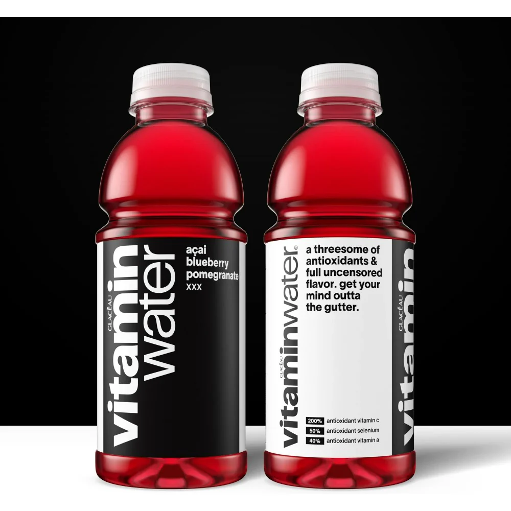 vitaminwater XXX Acai-Blueberry-Pomegranate Flavored Water Beverage, 20oz (591ml) - Image 4