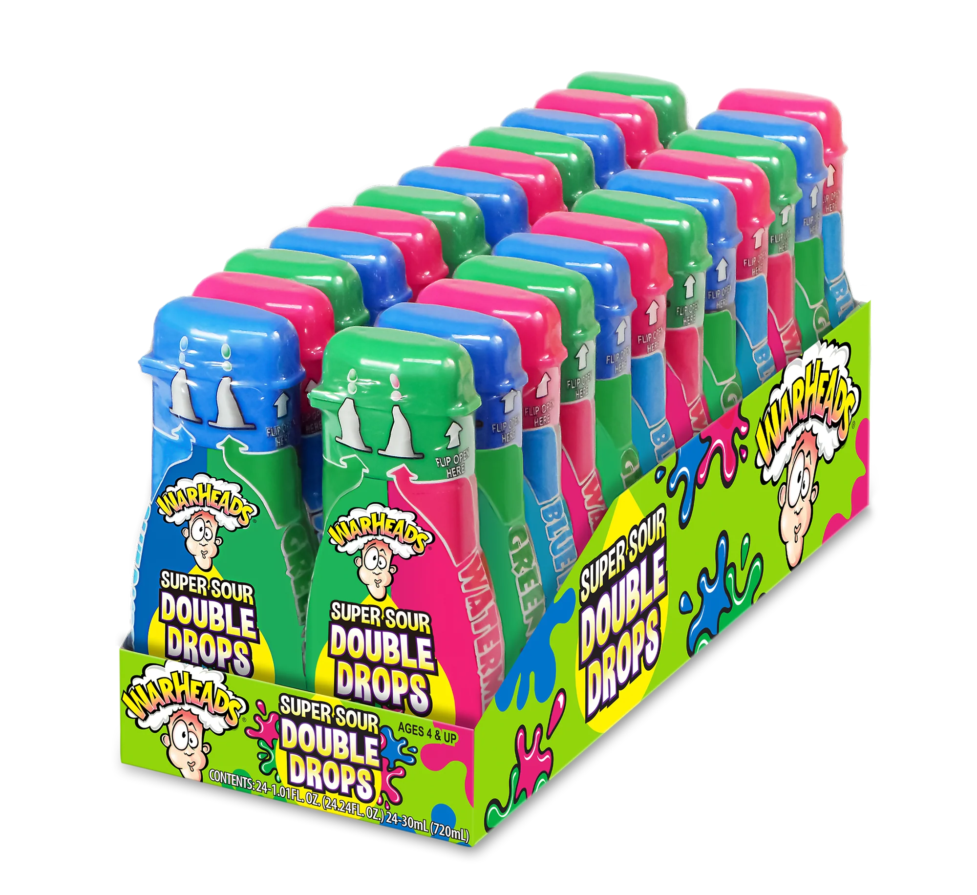 Warheads Double Drops Liquid 1oz (28g) Case of 24 - Image 2