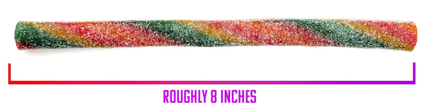 Whirly Pop Mega Stick Sour Fruity Rainbow Punch .88oz (26g) - Image 3