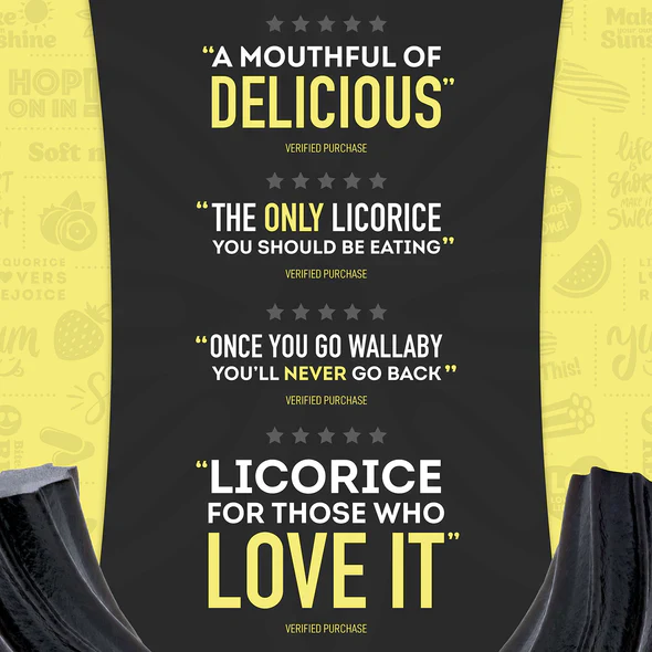 Wiley Wallaby Classic Black Licorice 7.05oz (200g) - Image 4