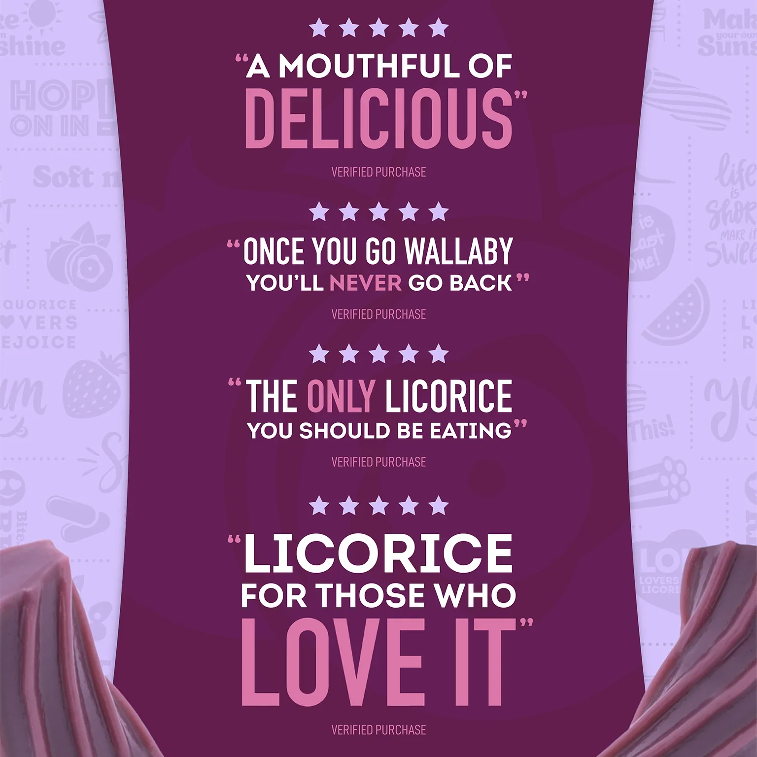 Wiley Wallaby Huckleberry Licorice 7.05oz (200g) - Image 4