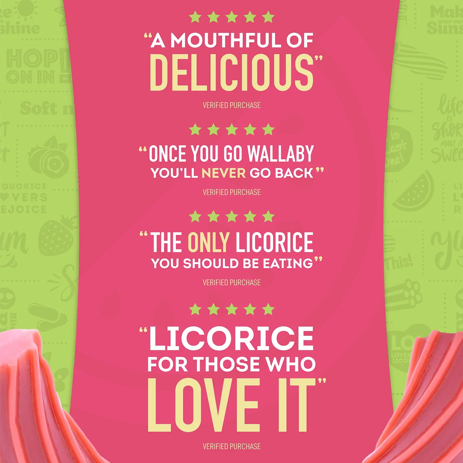 Wiley Wallaby Watermelon Licorice 7.05oz (200g) - Image 4
