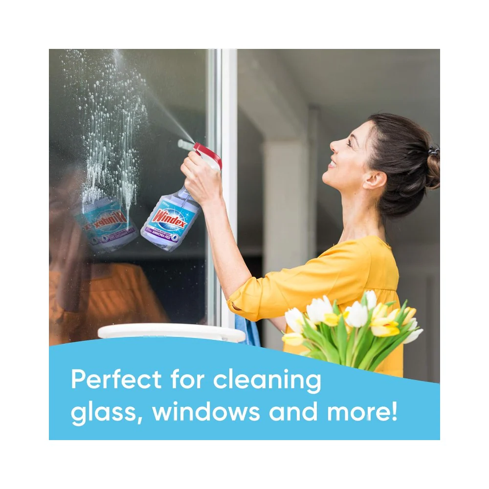 Windex Crystal Rain Glass Cleaner Spray 23oz (680ml) - Ammonia-Free - Image 4