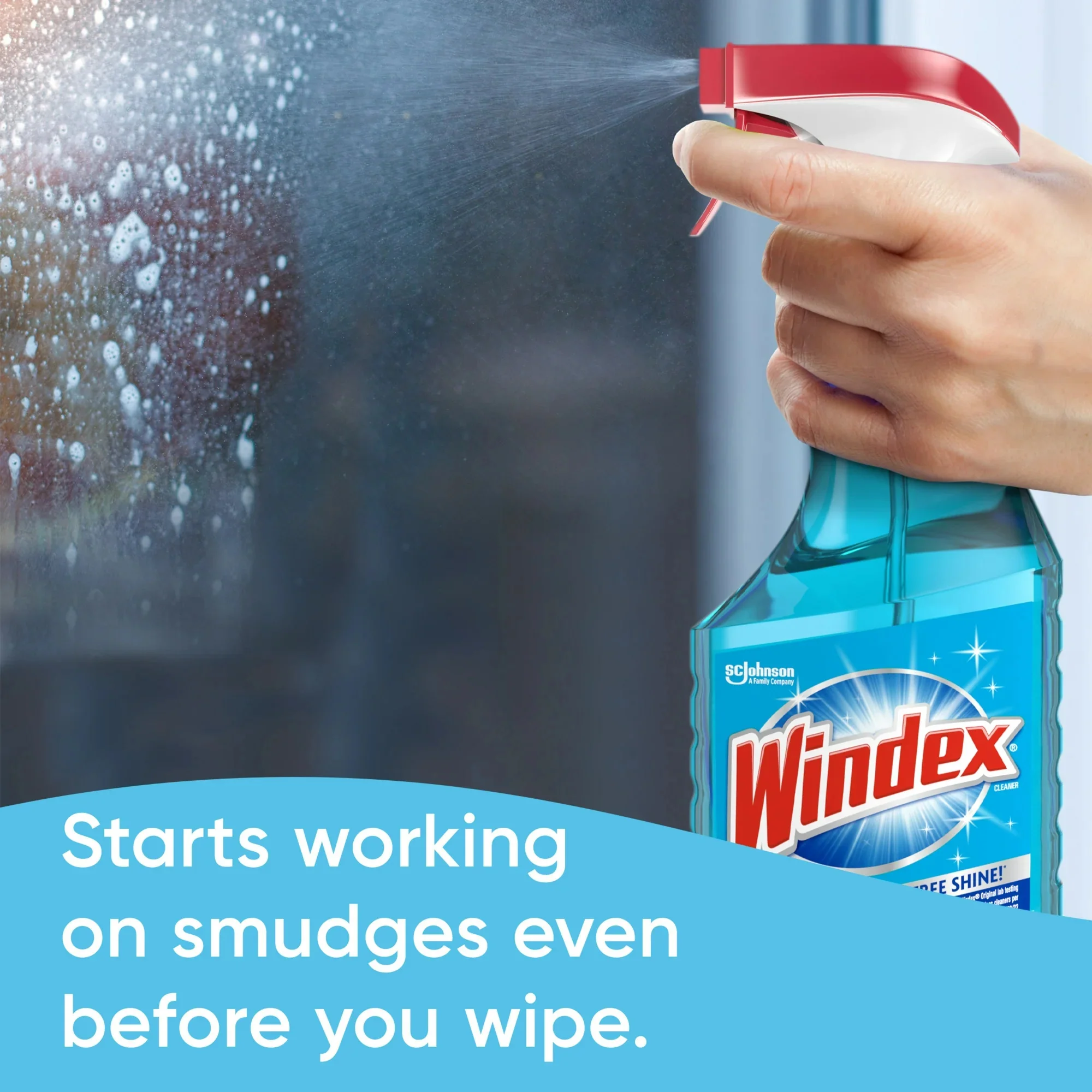 Windex Glass Window Cleaner I Essential Cleaning Supplies I Original Blue 23oz (680ml) - Image 5