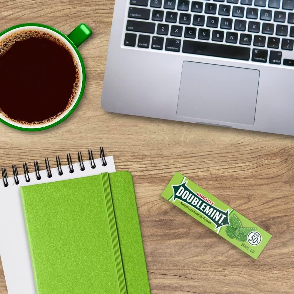 WRIGLEY'S Double mint Peppermint Chewing Gum I 20 x 5 Stick (13.5g) - Image 3